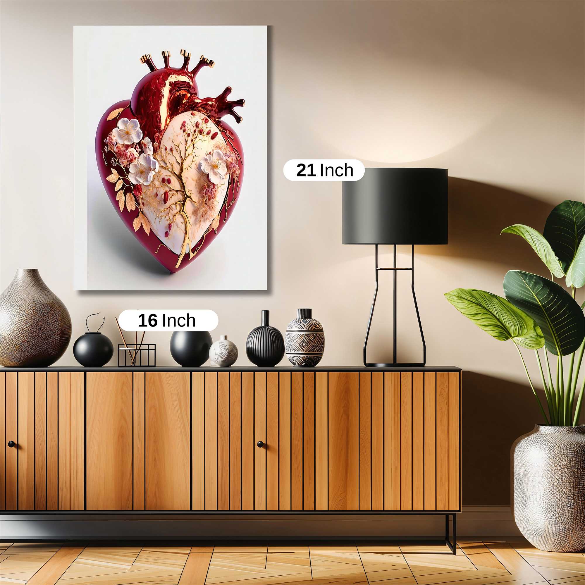 Heart Blossom Safe Wall Magnetic / M