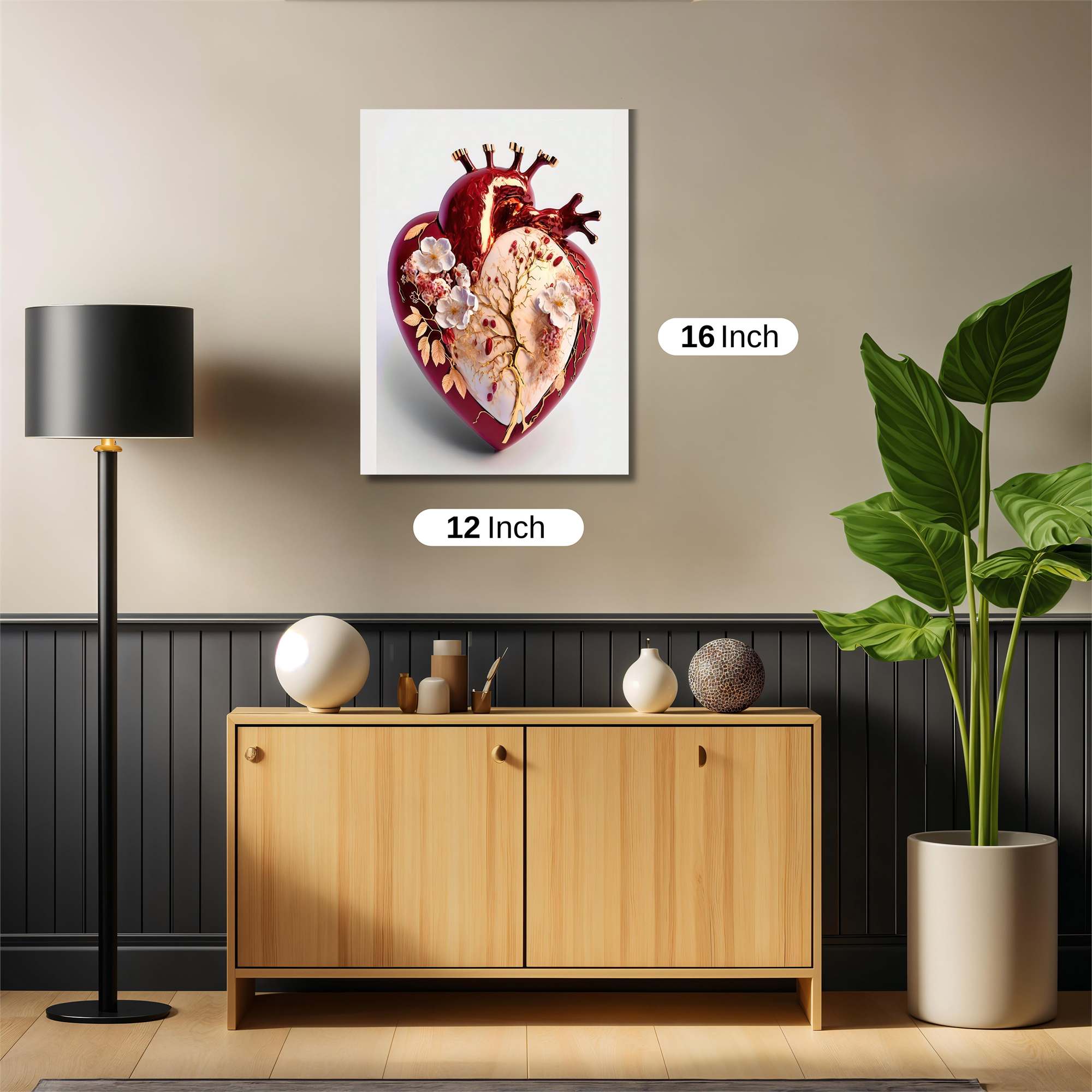 Heart Blossom Safe Wall Magnetic / M