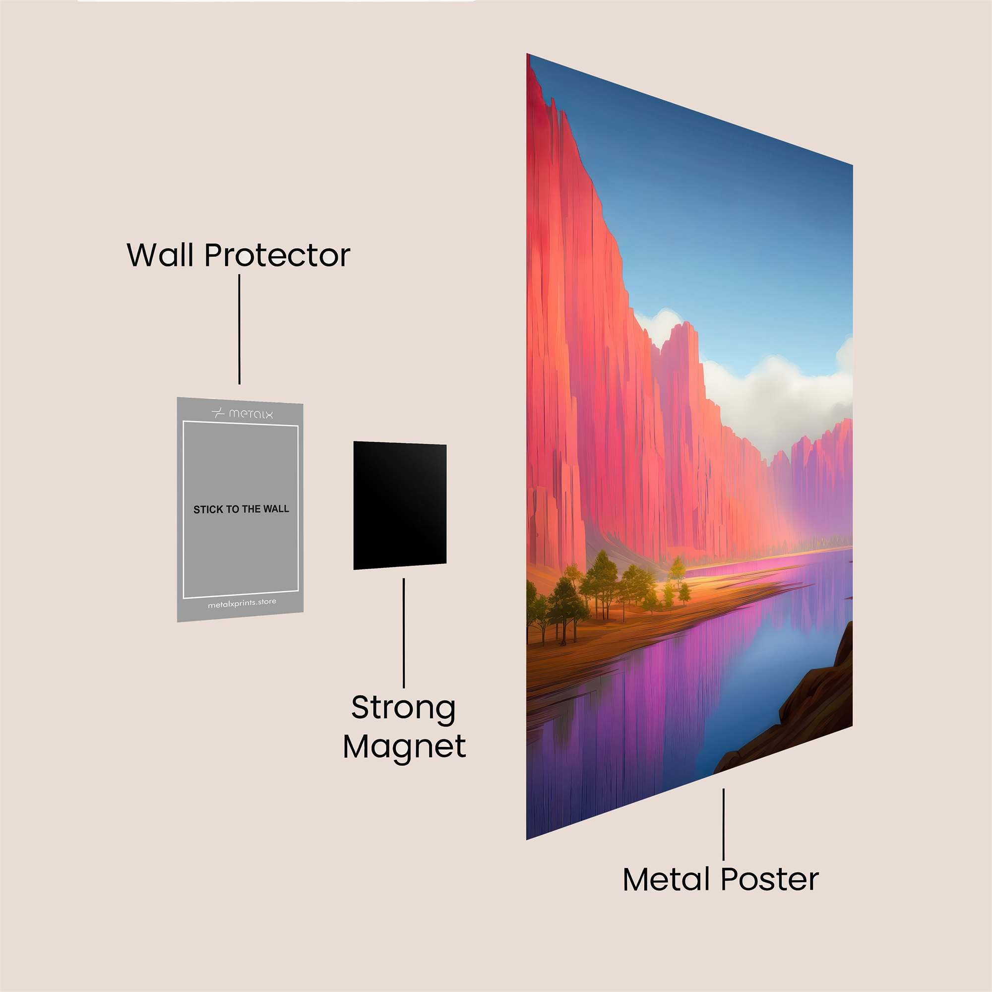 Canyon Serenity Safe Wall Magnetic / M