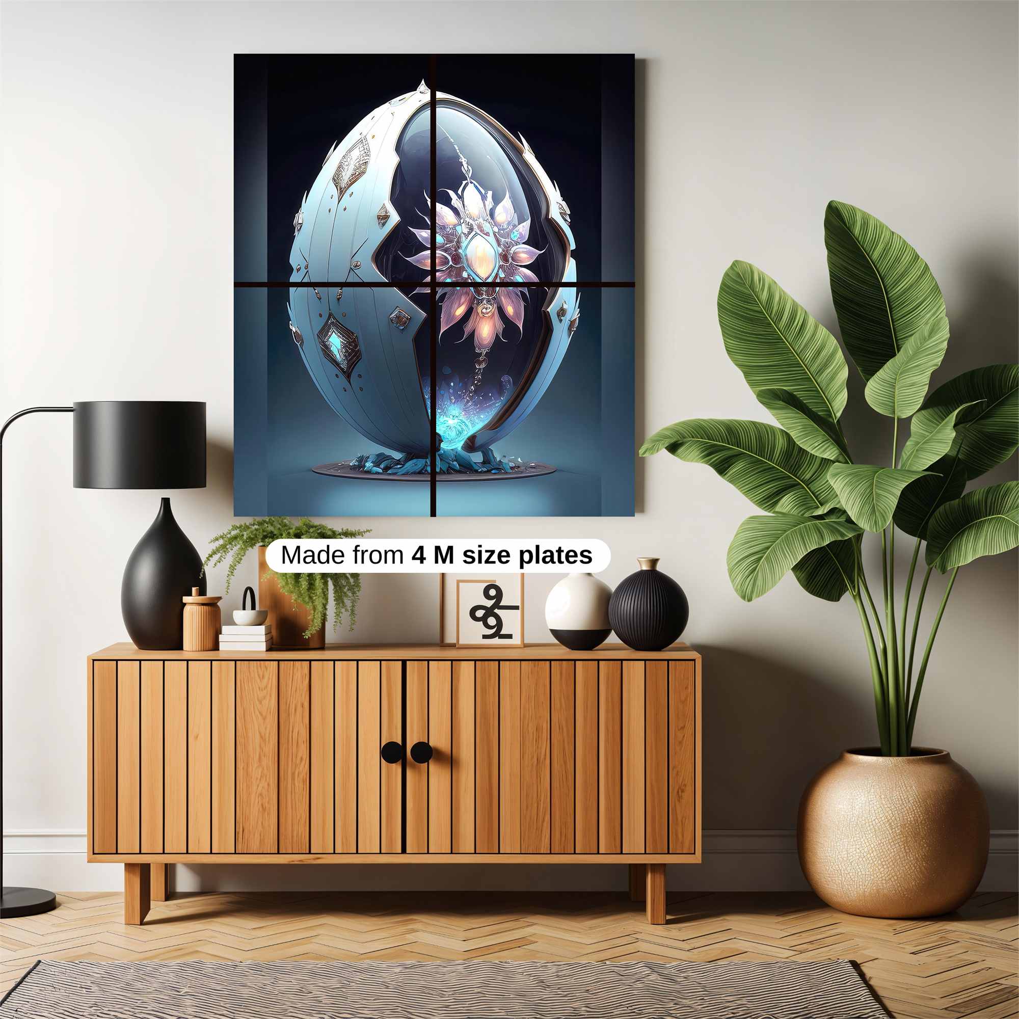 Crystal Bloom Safe Wall Magnetic / M