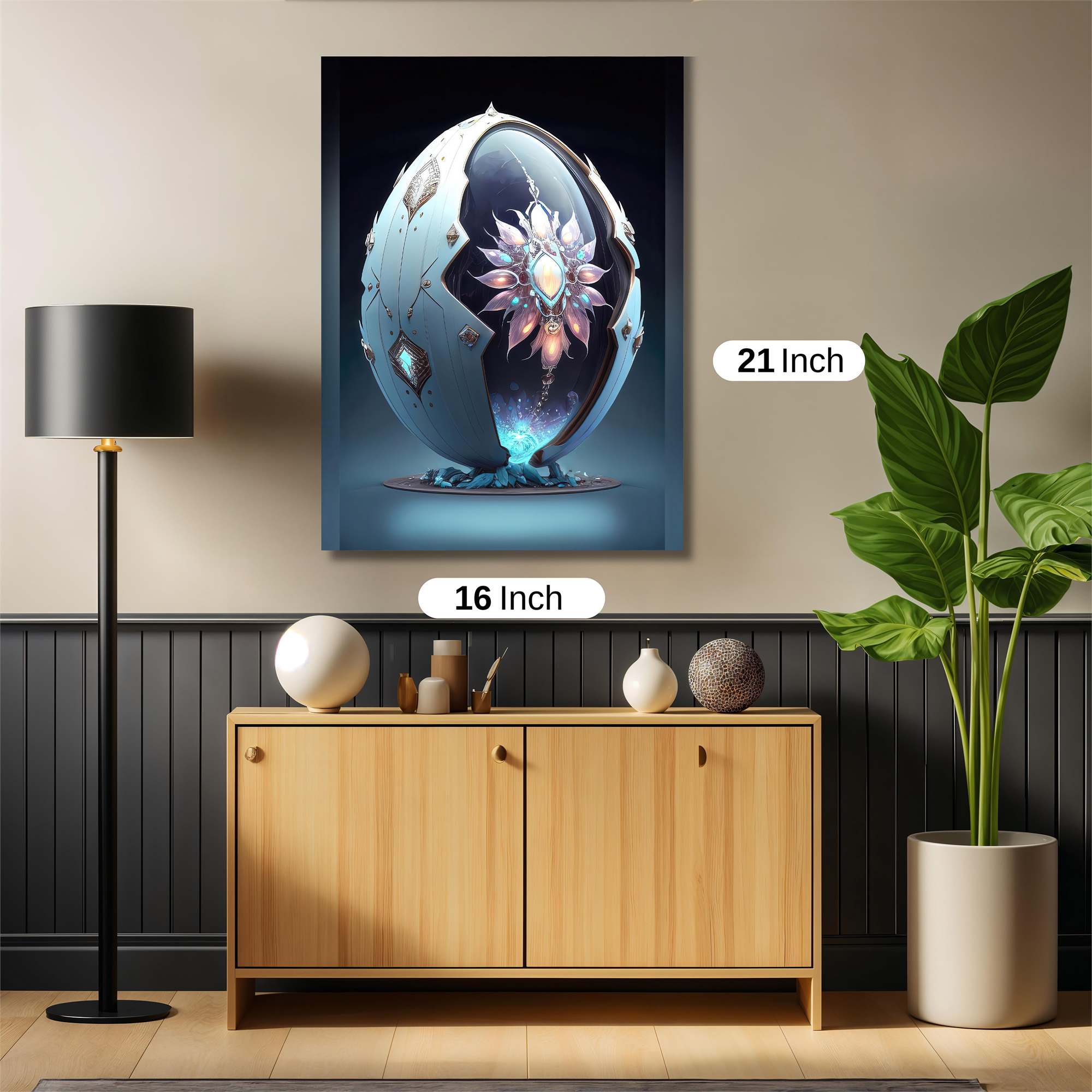 Crystal Bloom Safe Wall Magnetic / M