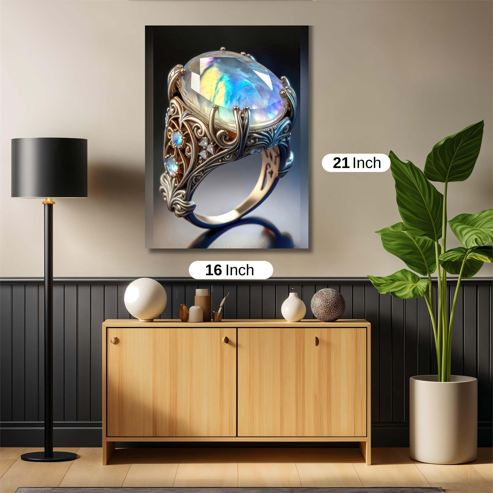 Moonlit Elegance Safe Wall Magnetic / M