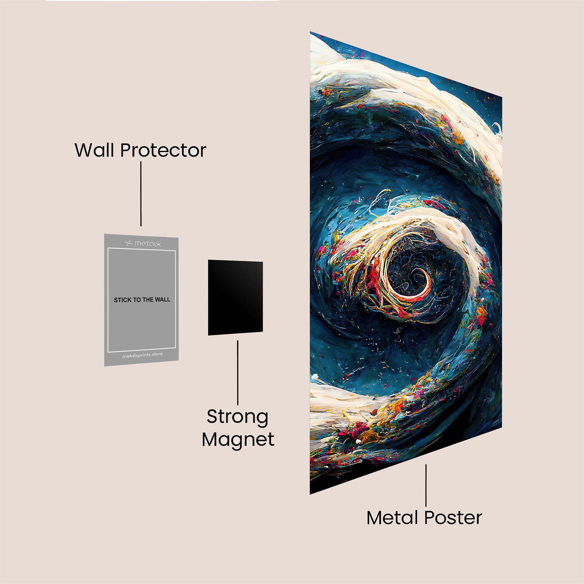 Cosmic Whimsy Safe Wall Magnetic / M