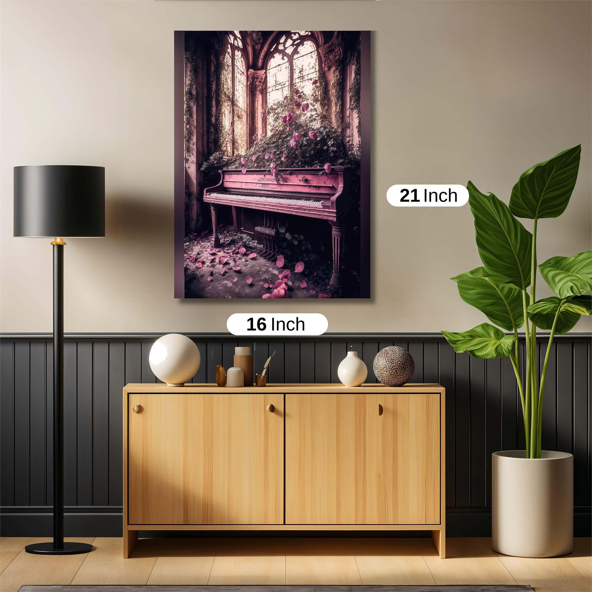 Piano Melancholy Safe Wall Magnetic / M