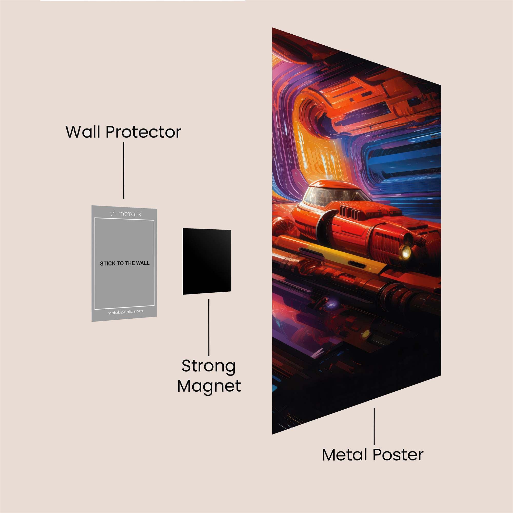 Neon Odyssey Safe Wall Magnetic / M