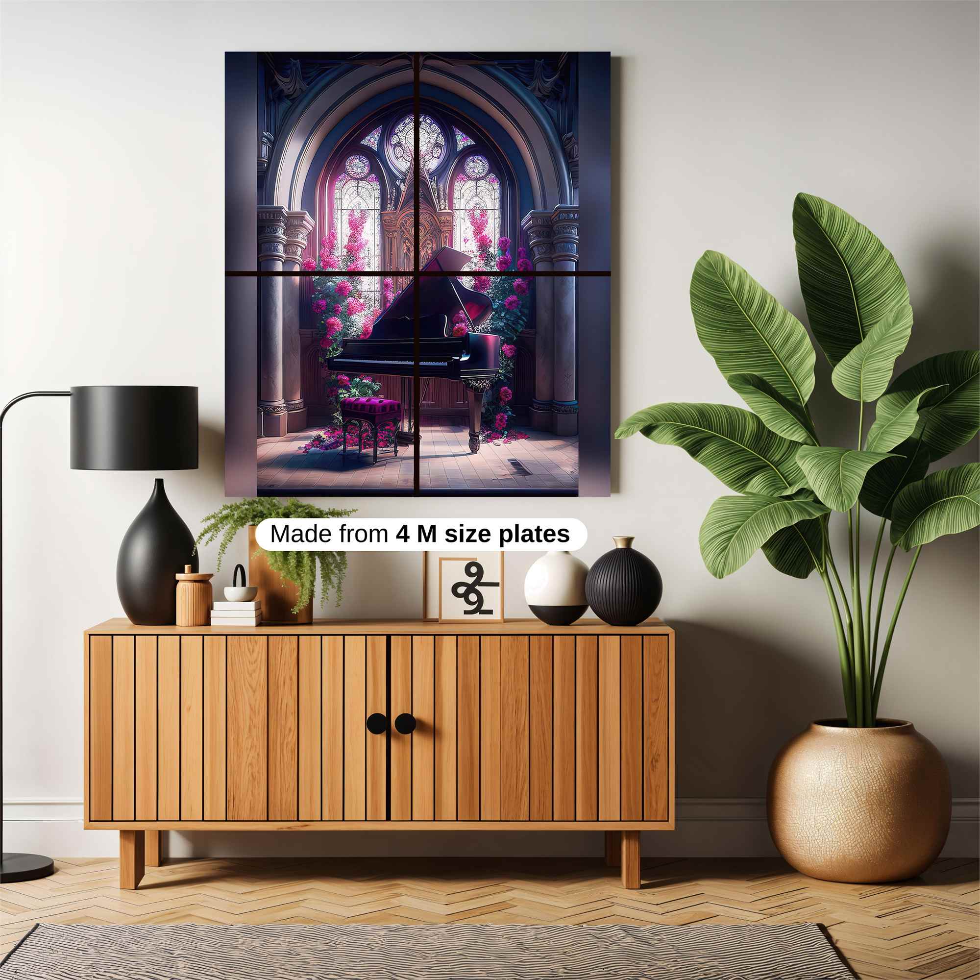 Piano Serenity Safe Wall Magnetic / M