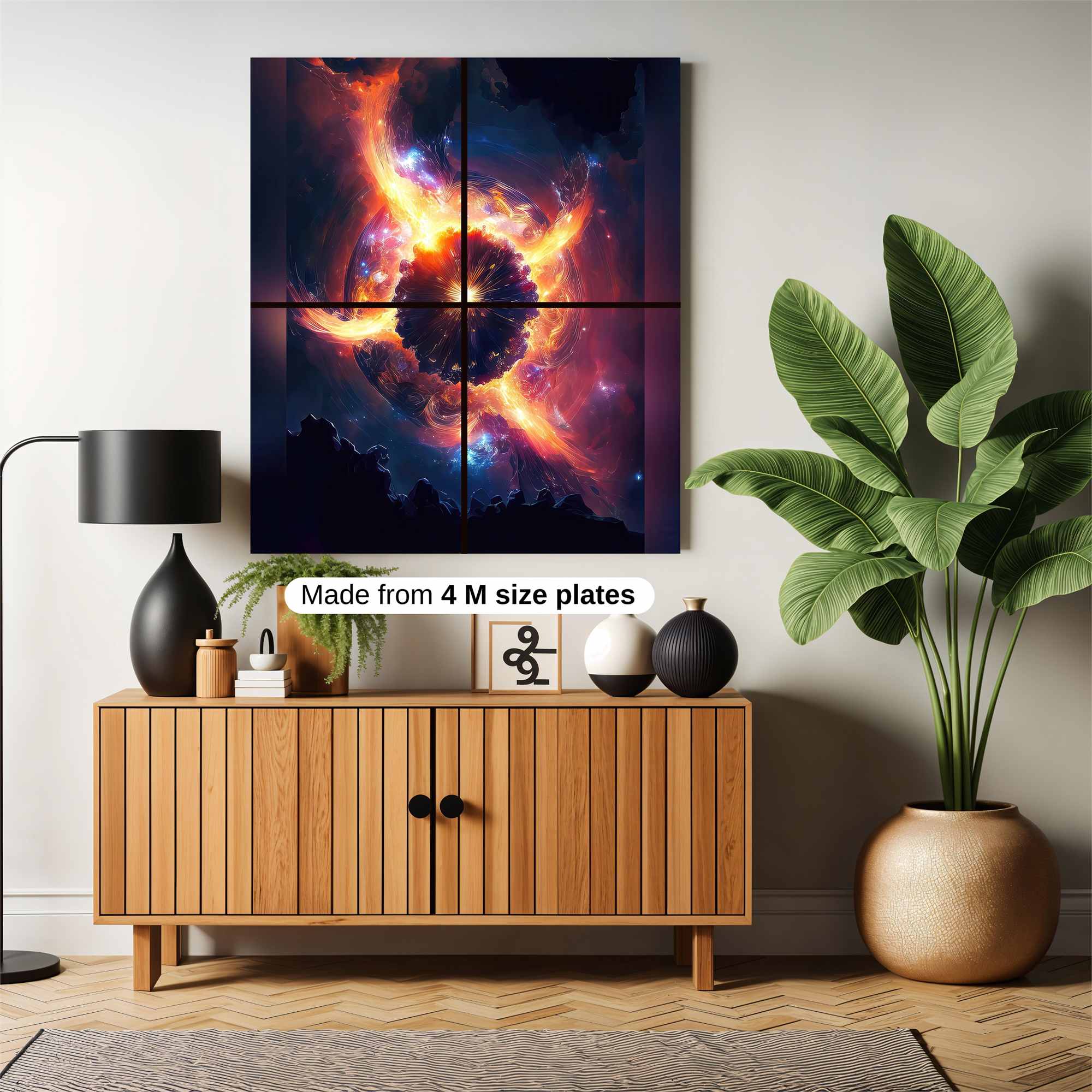 Cosmic Blaze Safe Wall Magnetic / M