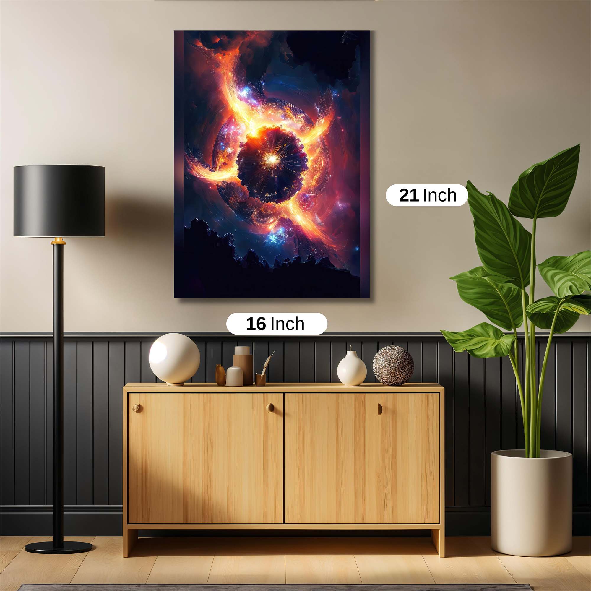 Cosmic Blaze Safe Wall Magnetic / M