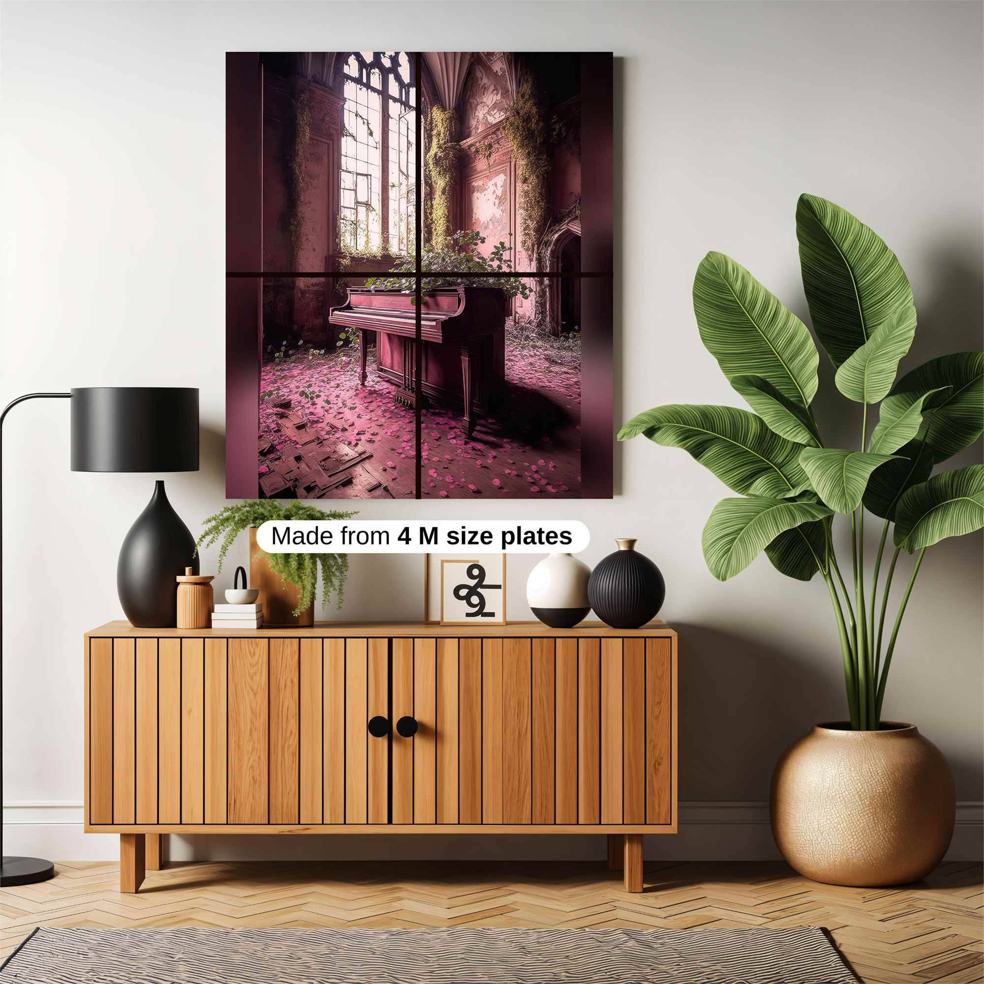 Piano Serenity Safe Wall Magnetic / M