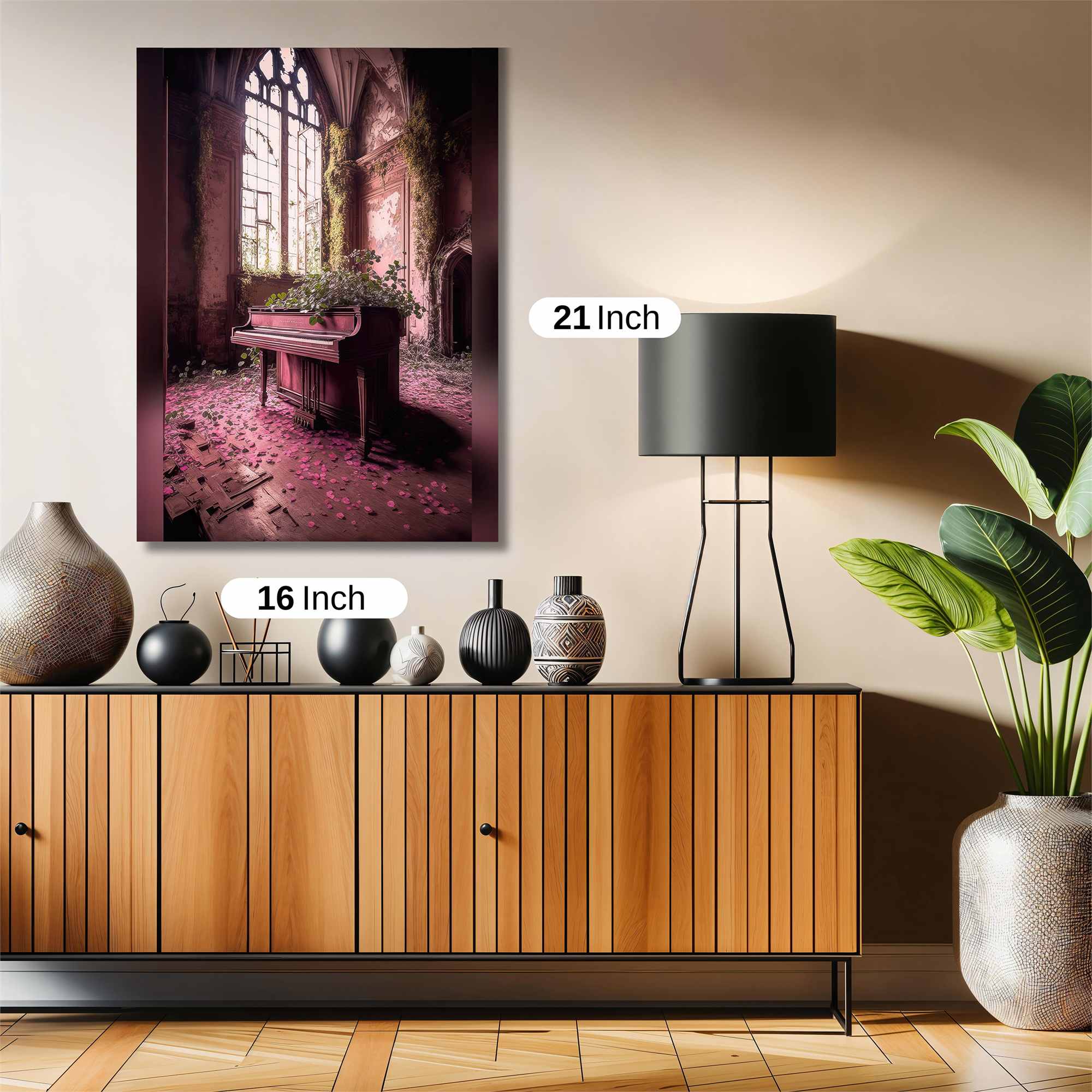 Piano Serenity Safe Wall Magnetic / M