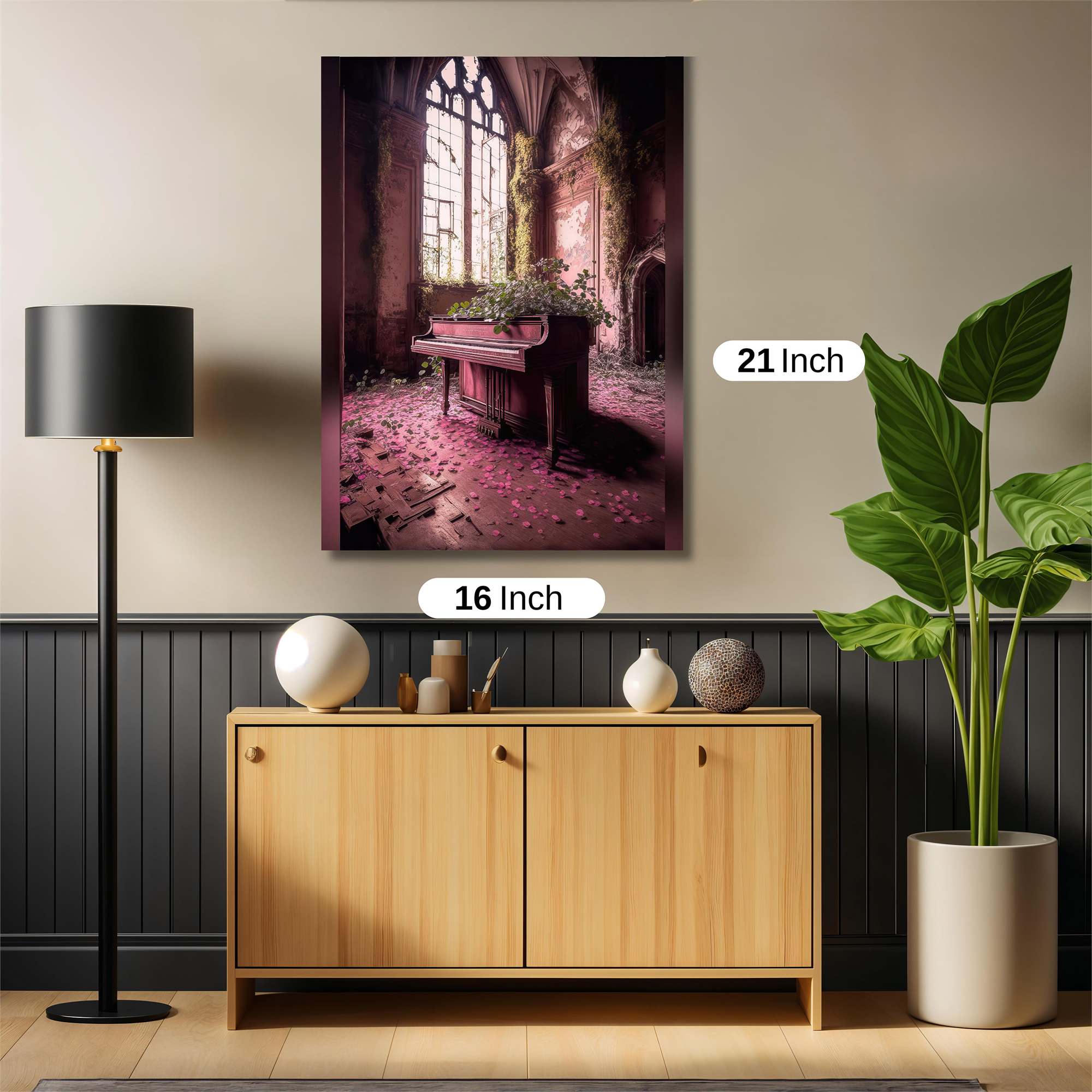 Piano Serenity Safe Wall Magnetic / M