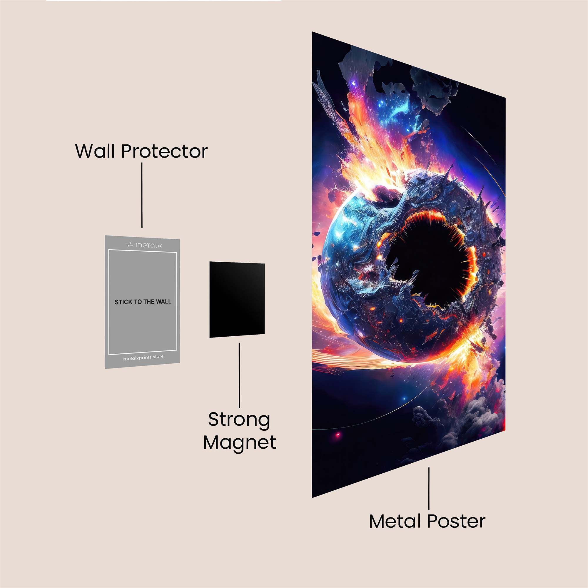 Cosmic Vortex Safe Wall Magnetic / M