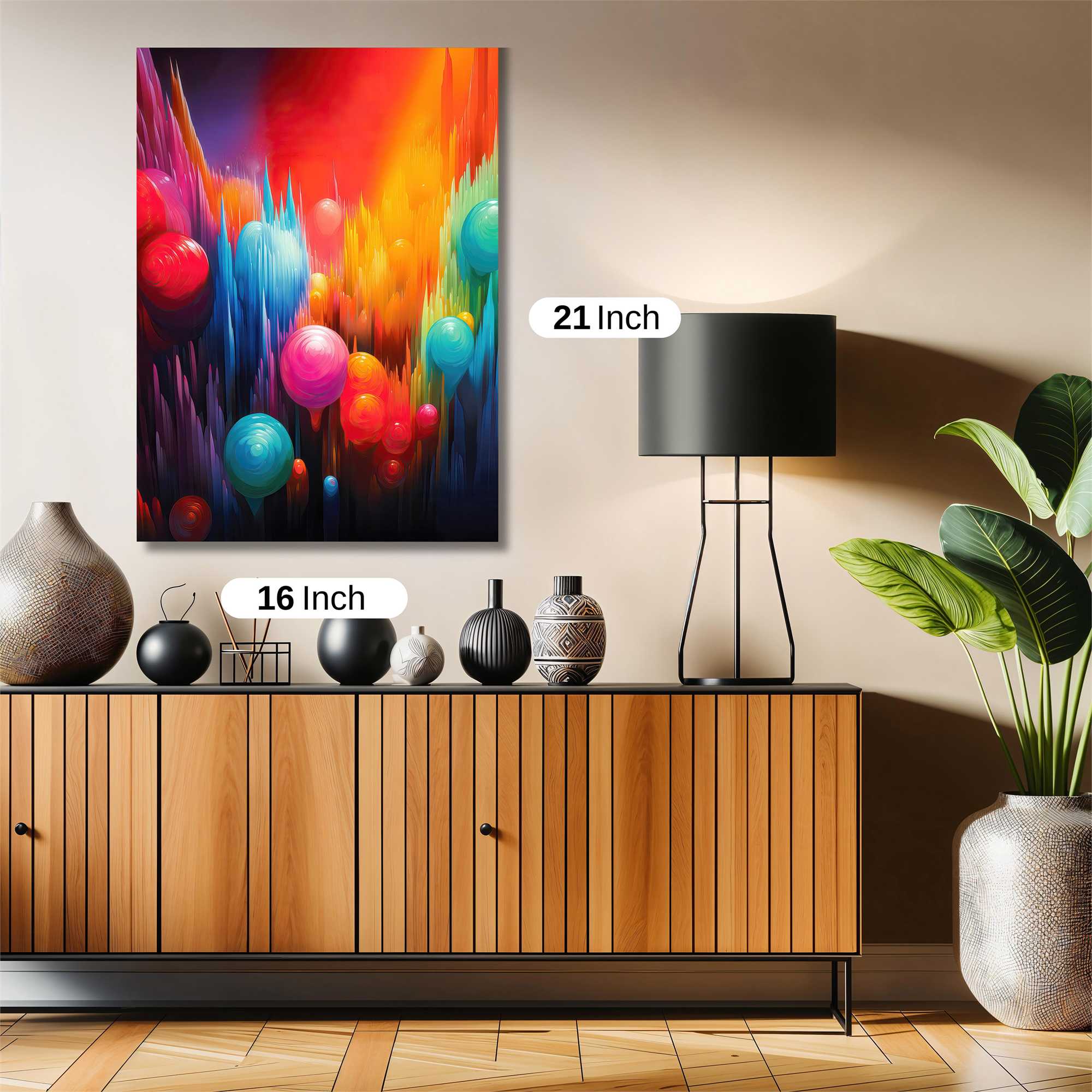 Colorful Dreamscape Safe Wall Magnetic / M