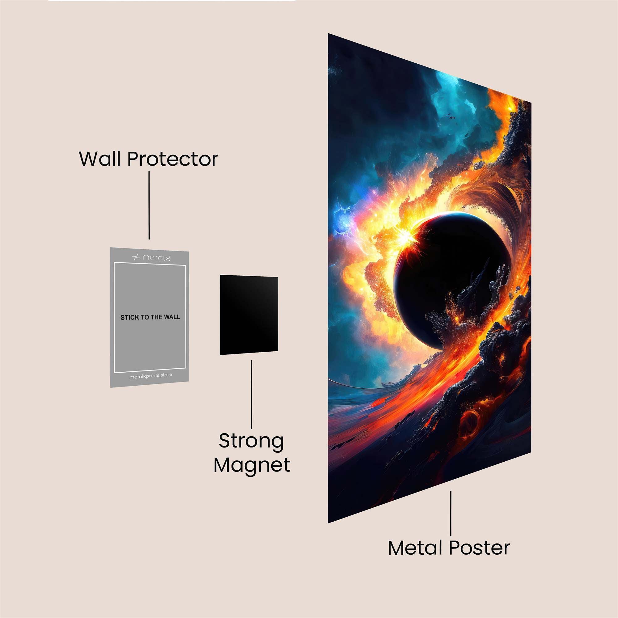 Eclipse Ignite Safe Wall Magnetic / M