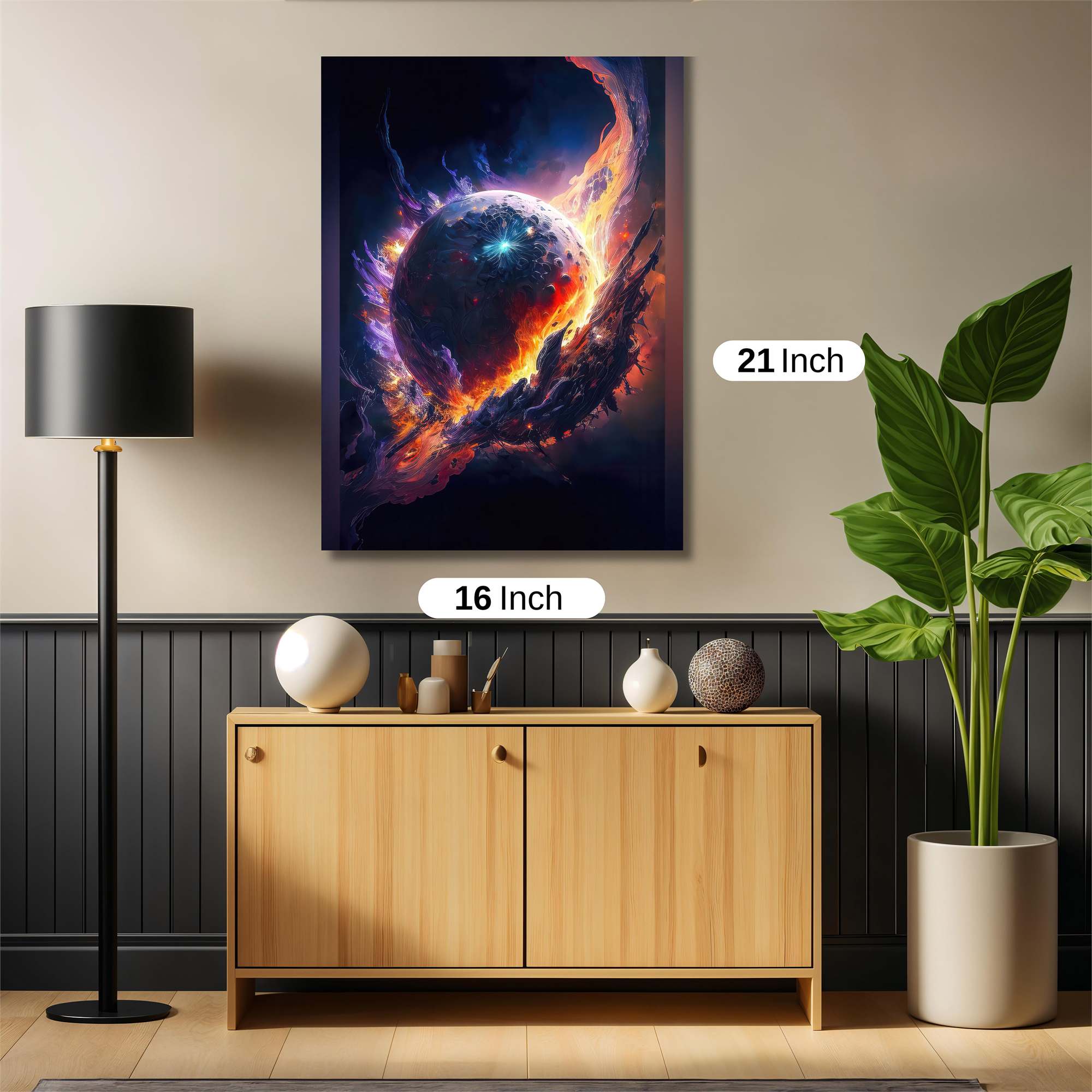 Cosmic Blaze Safe Wall Magnetic / M