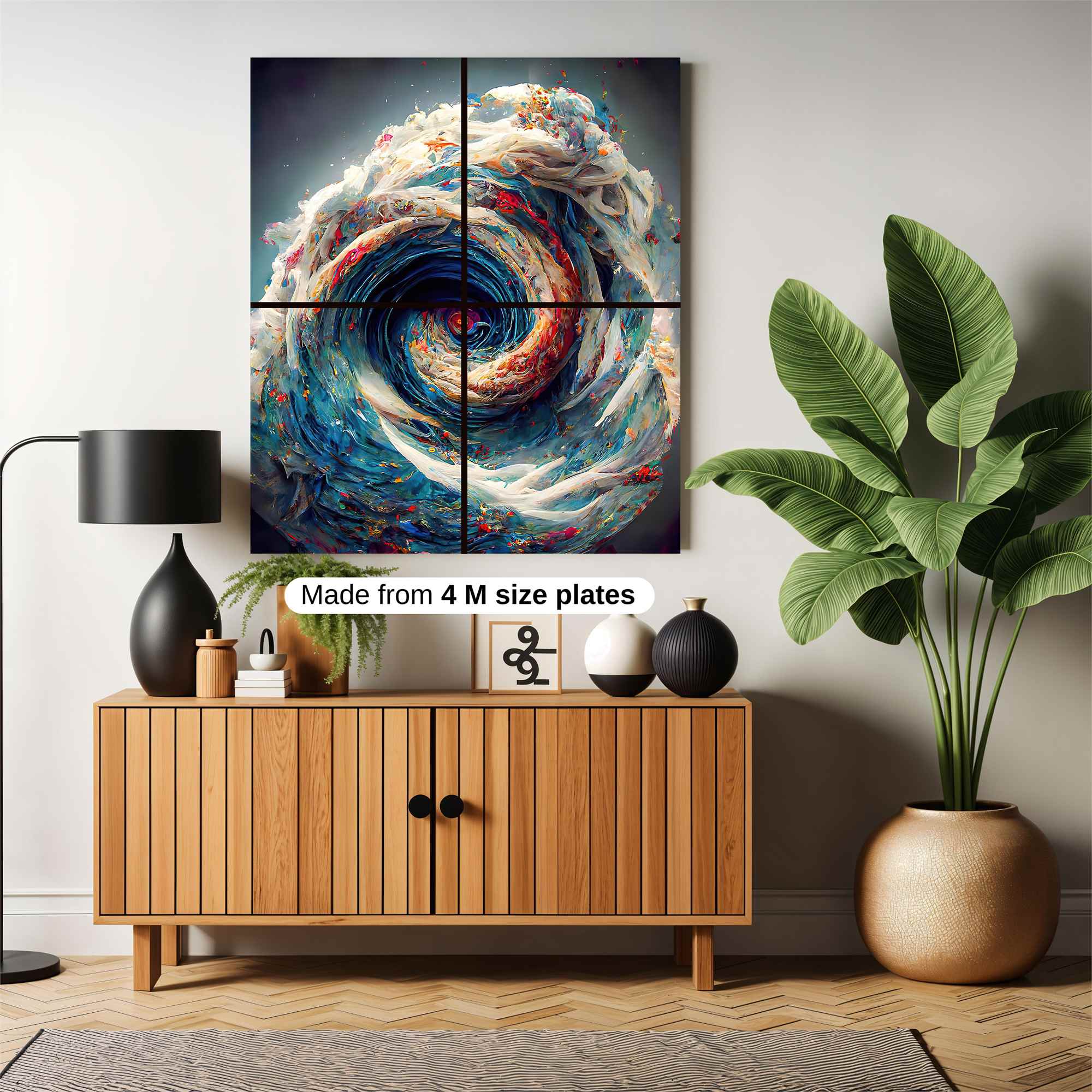 Spiral Serenity Safe Wall Magnetic / M