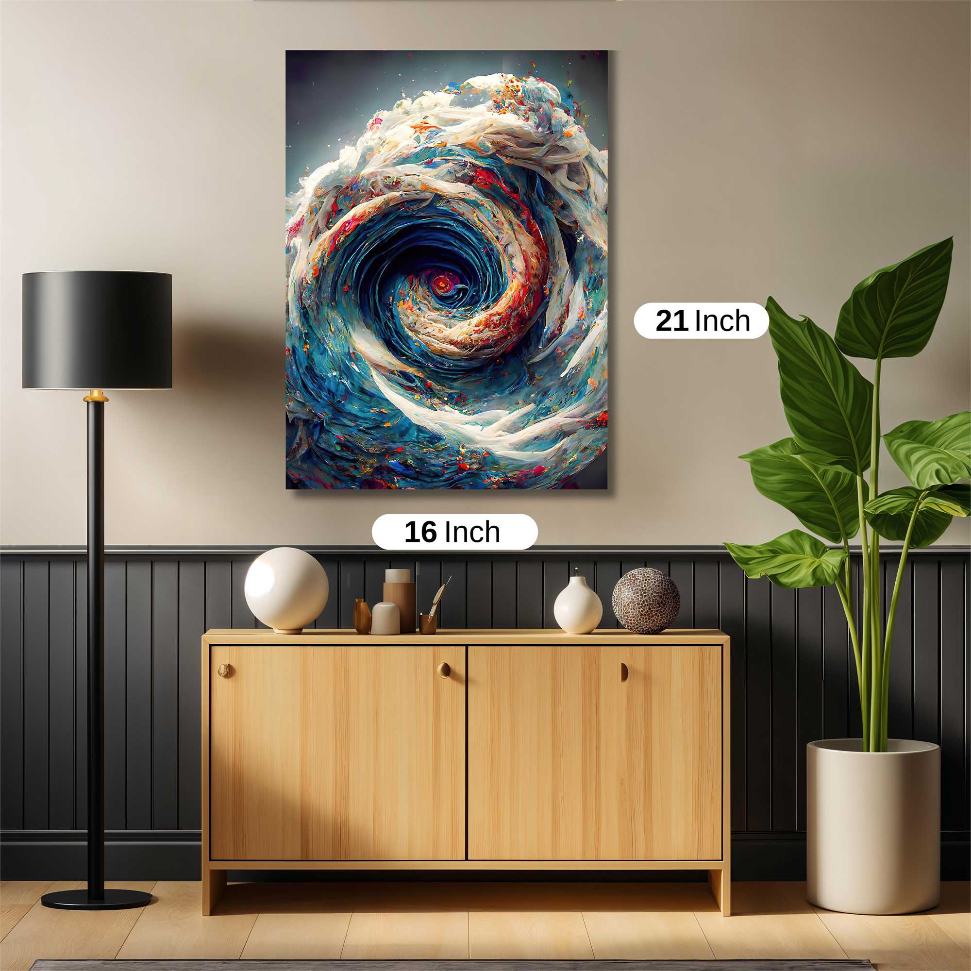 Spiral Serenity Safe Wall Magnetic / M