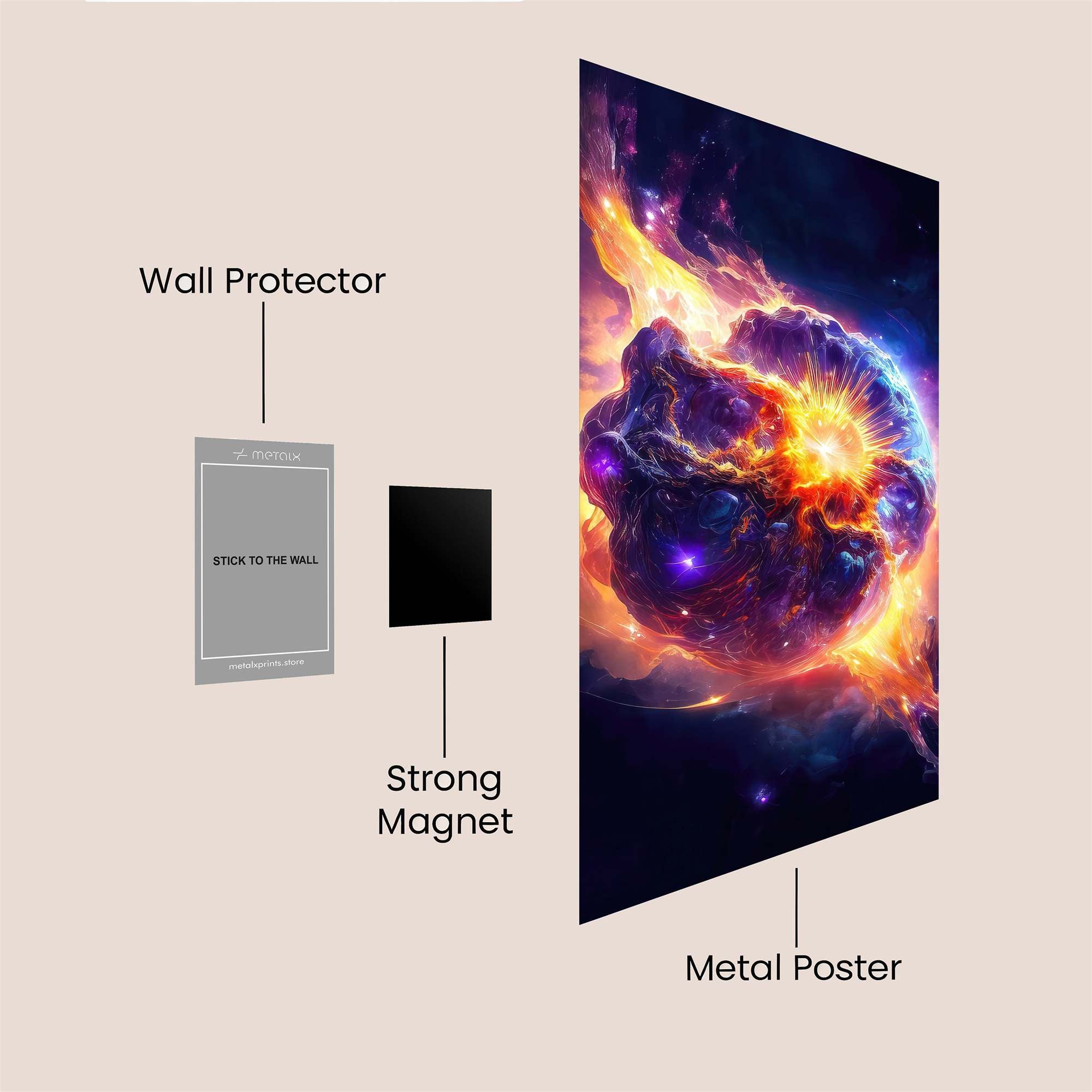Nebula Ignite Safe Wall Magnetic / M
