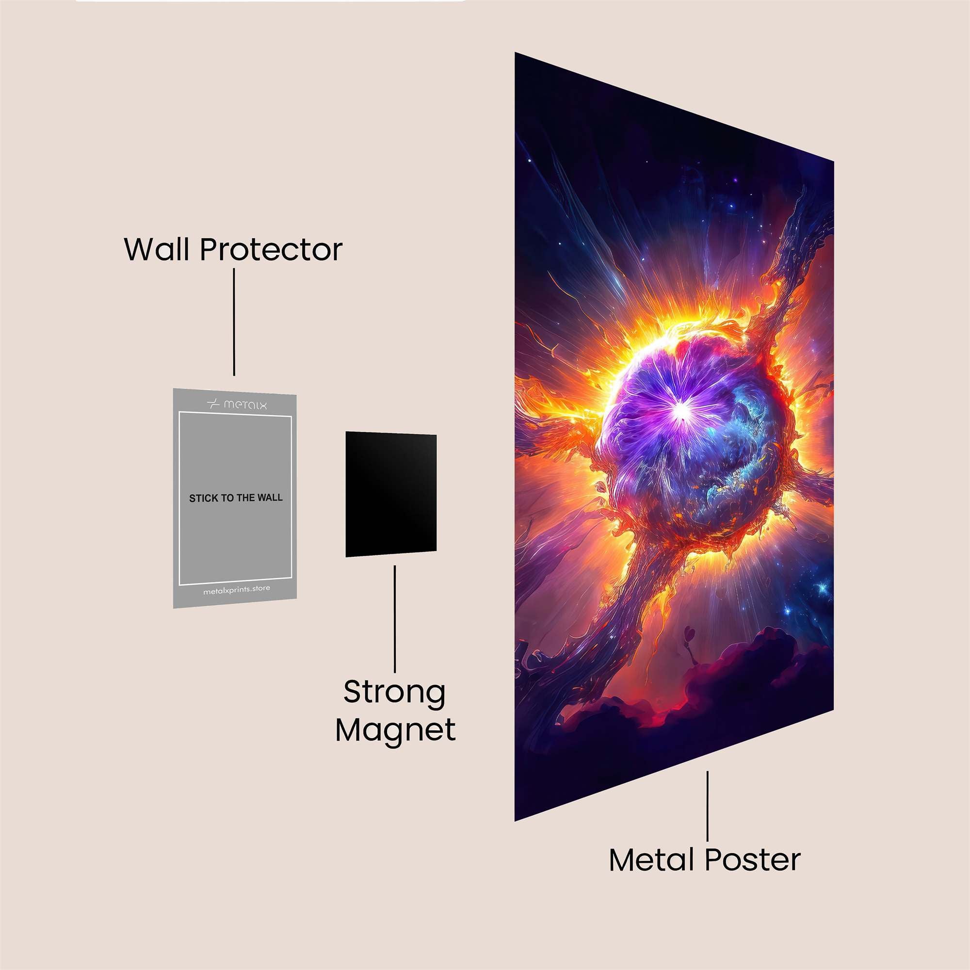 Nebula Rebirth Safe Wall Magnetic / M
