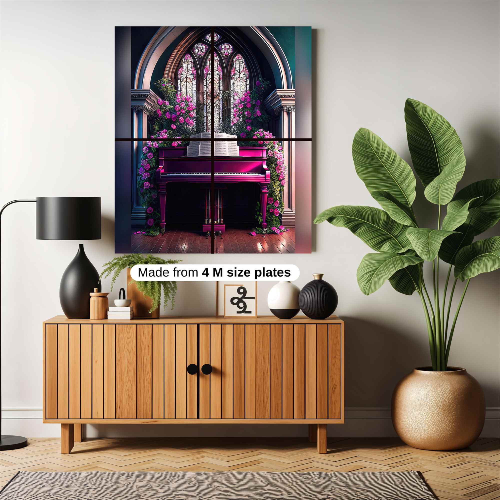 Piano Serenity Safe Wall Magnetic / M