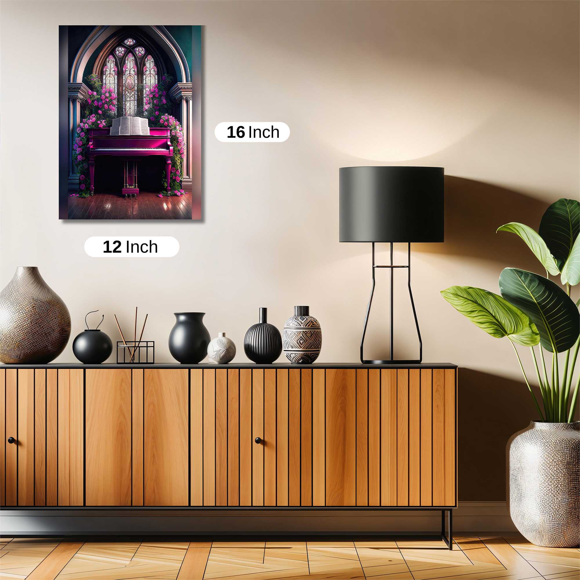 Piano Serenity Safe Wall Magnetic / M