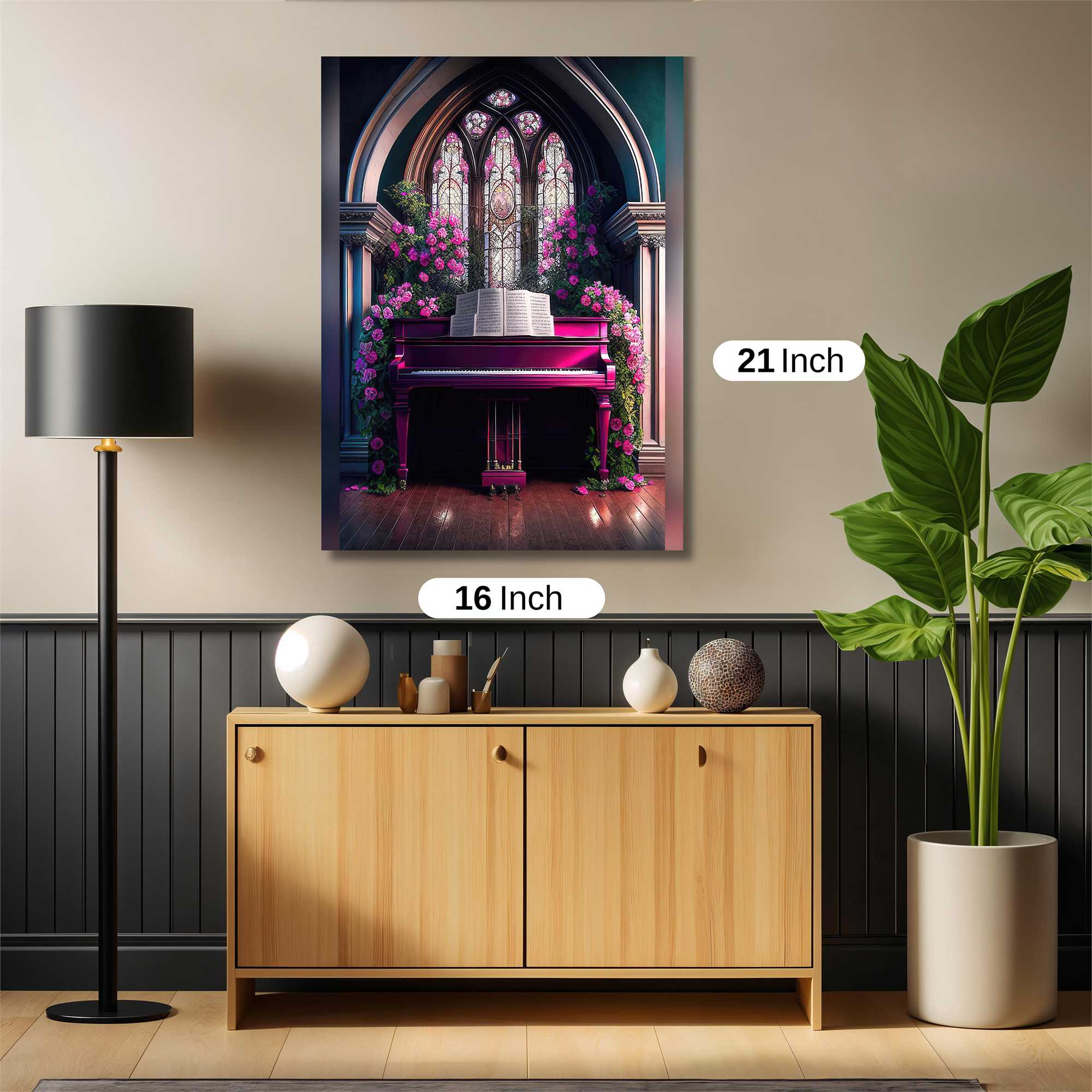 Piano Serenity Safe Wall Magnetic / M
