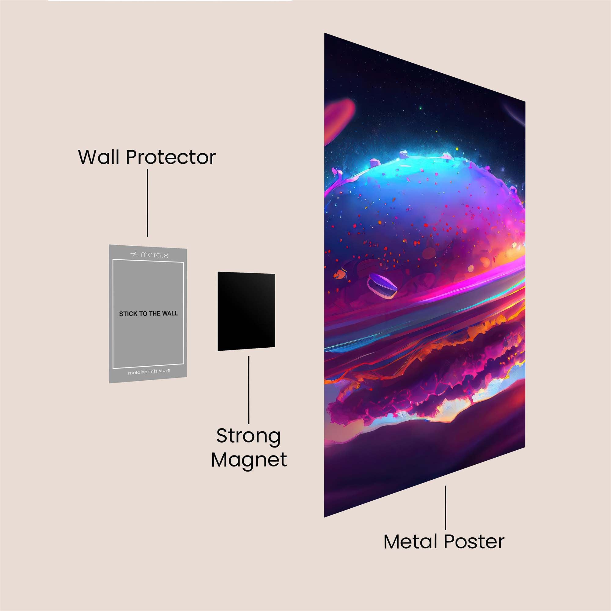 Cosmic Dream Safe Wall Magnetic / M