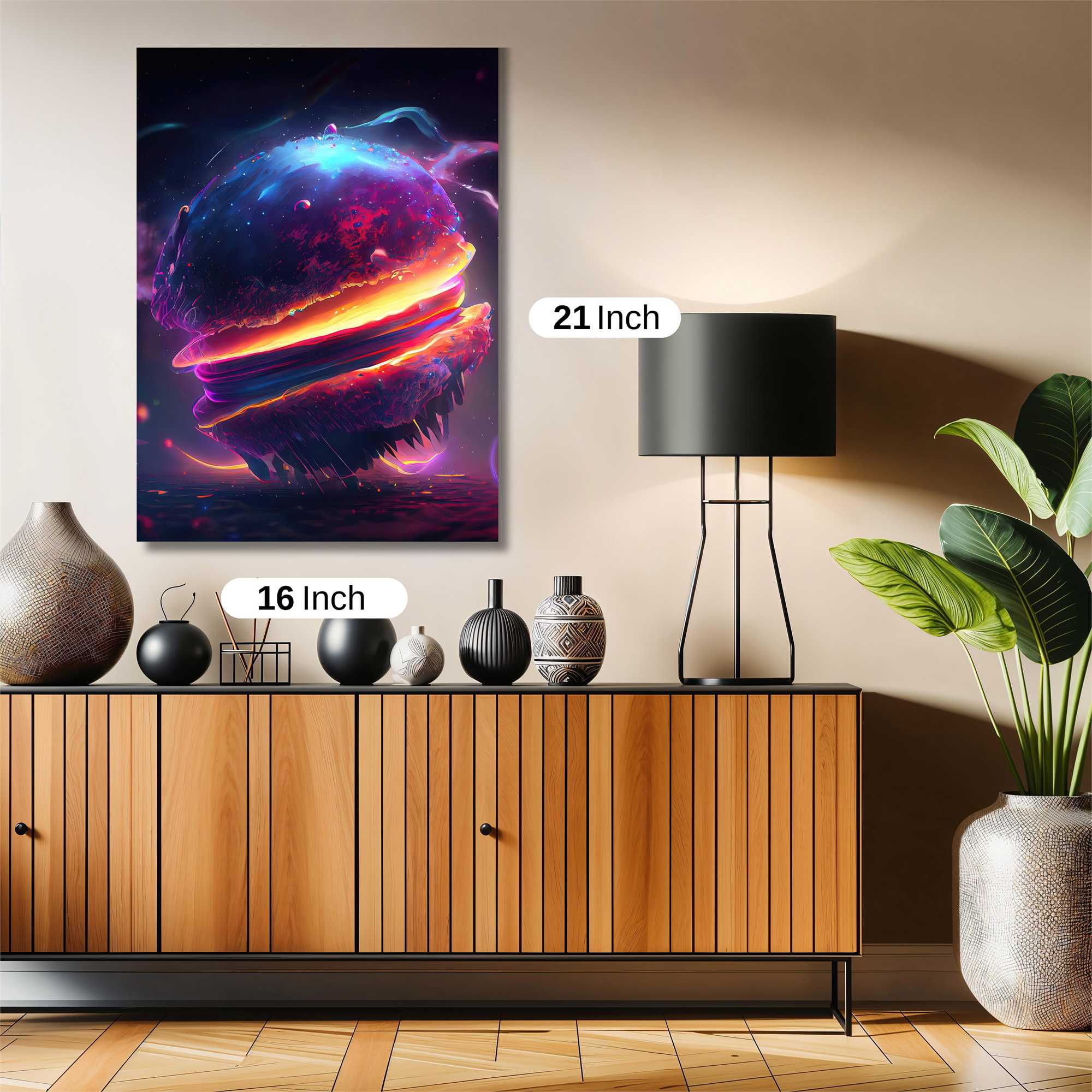 Cosmic Burger Safe Wall Magnetic / M