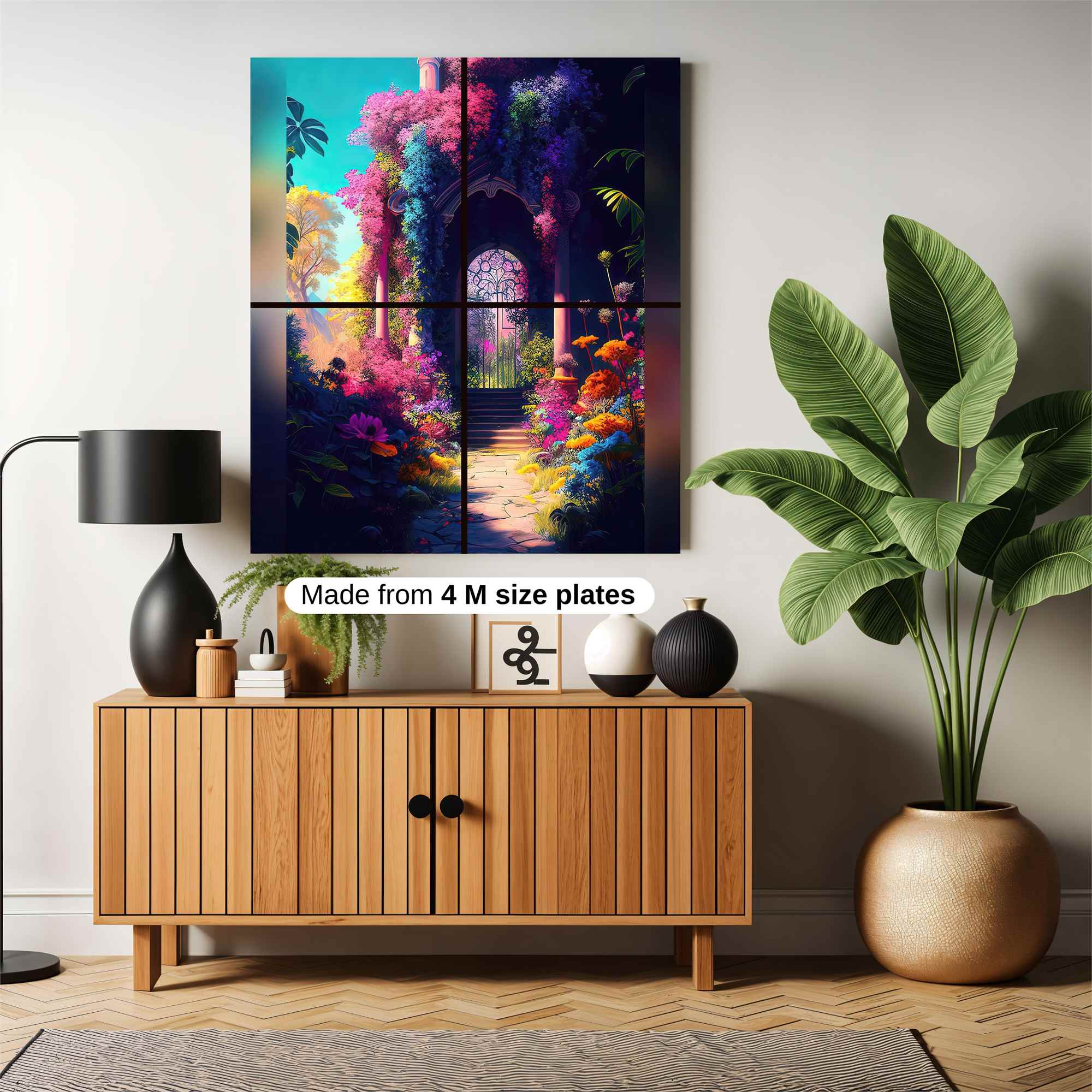 Floral Gateway Safe Wall Magnetic / M