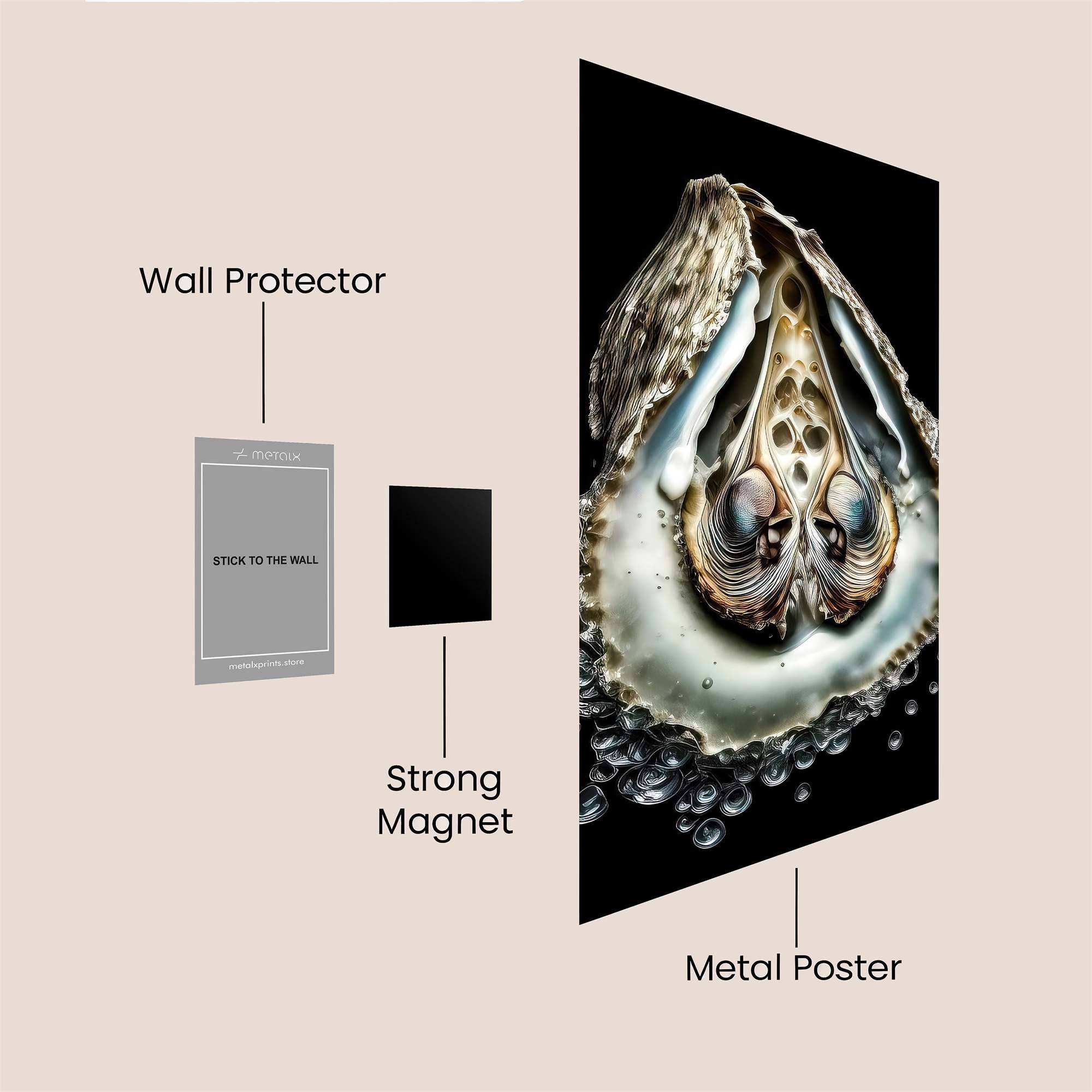Oyster Enigma Safe Wall Magnetic / M
