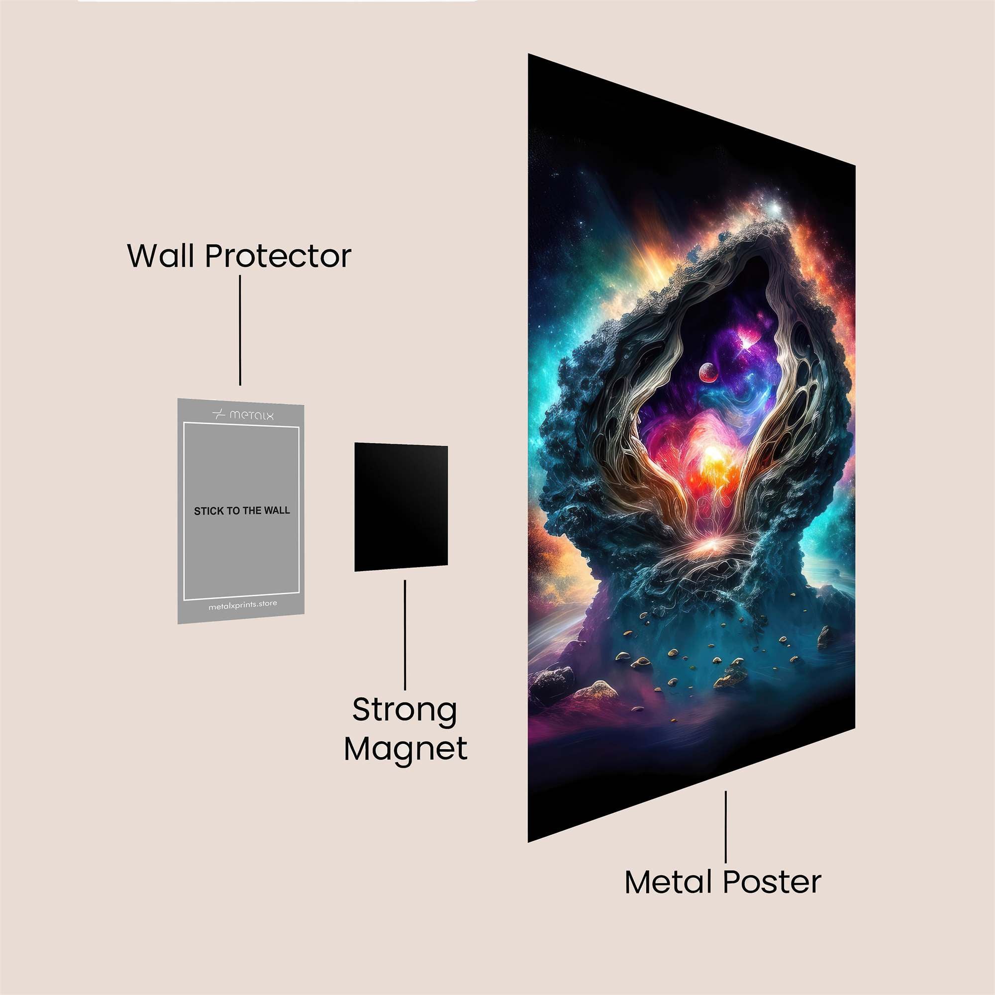 Cosmic Rebirth Safe Wall Magnetic / M