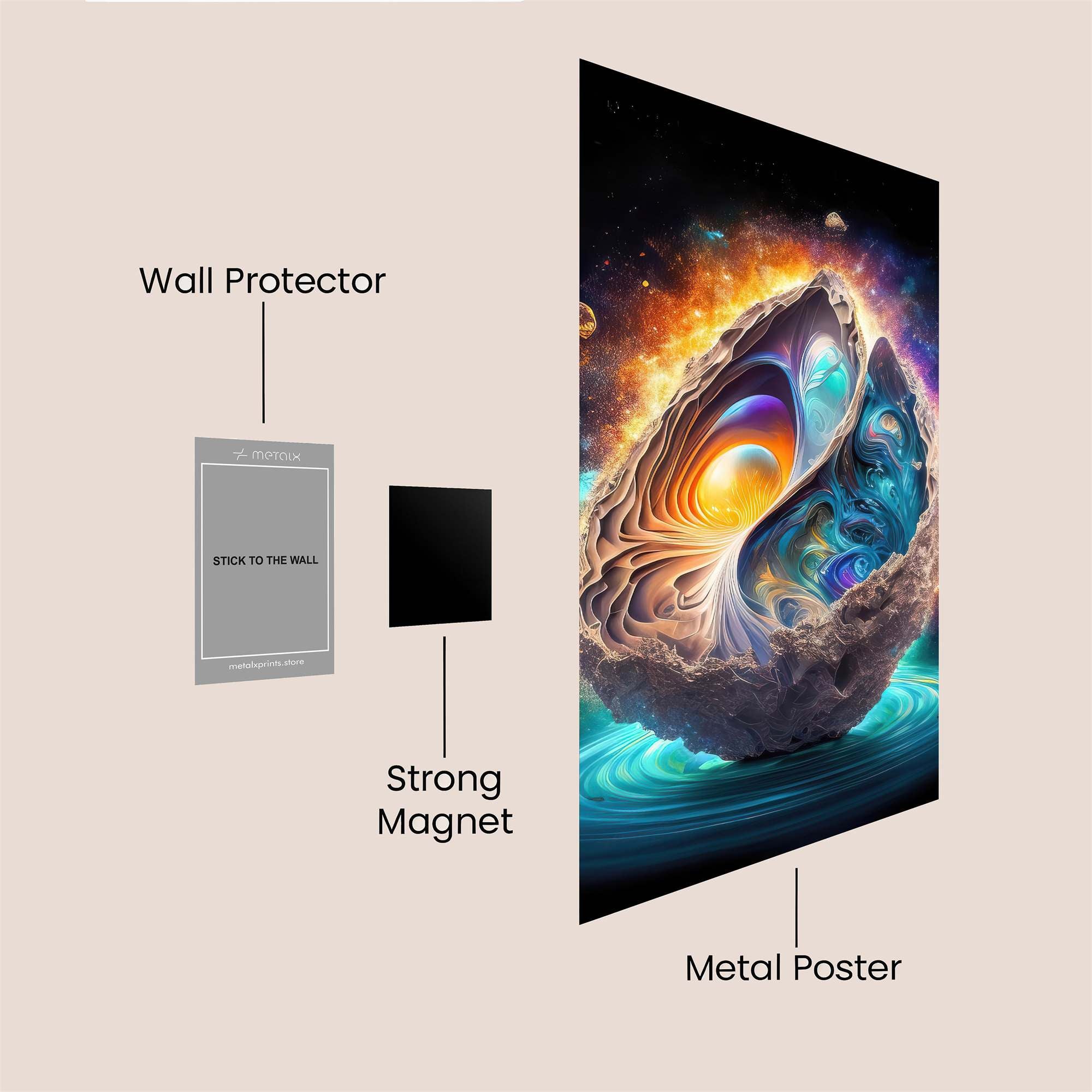 Cosmic Radiance Safe Wall Magnetic / M