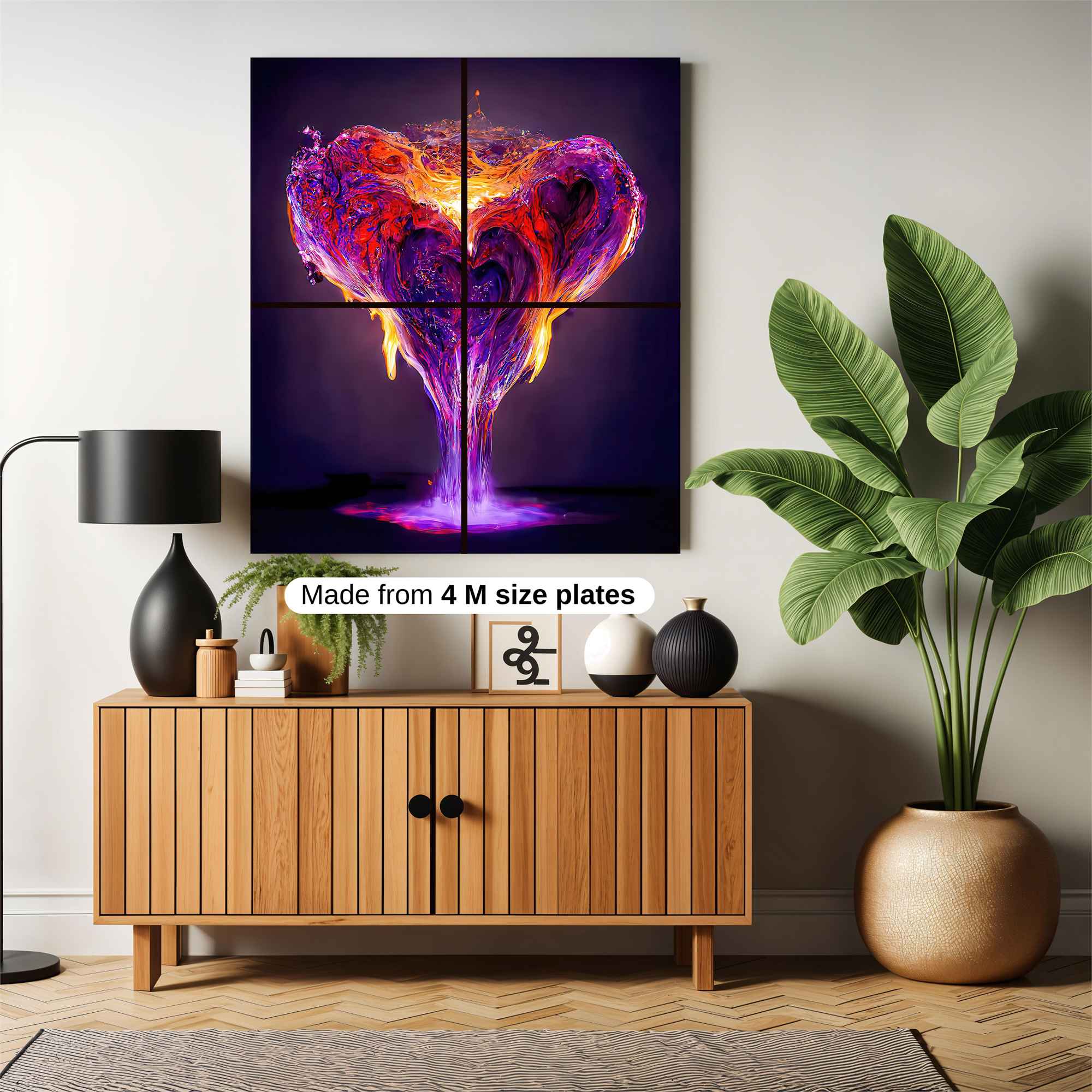 Love Ablaze Safe Wall Magnetic / M