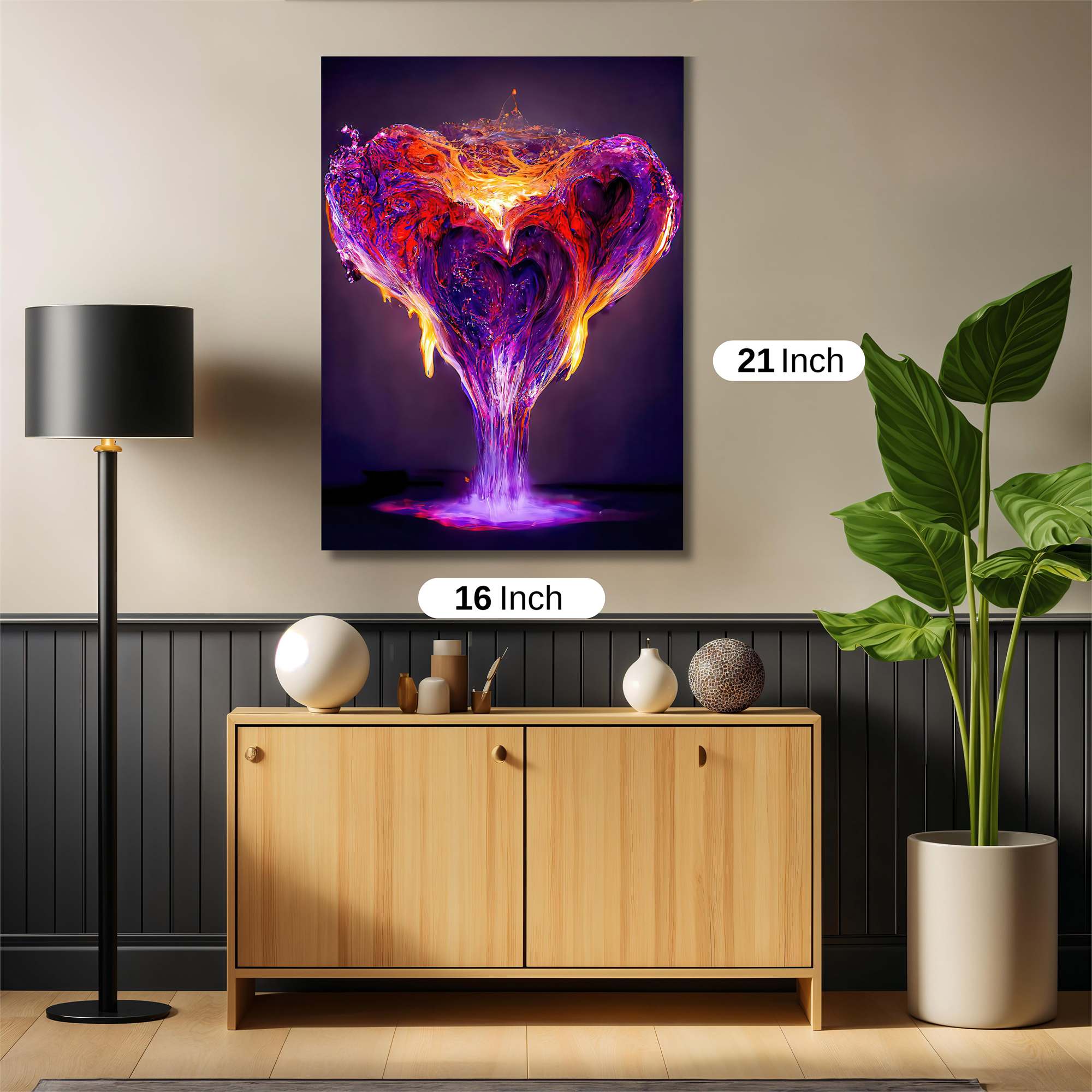 Love Ablaze Safe Wall Magnetic / M