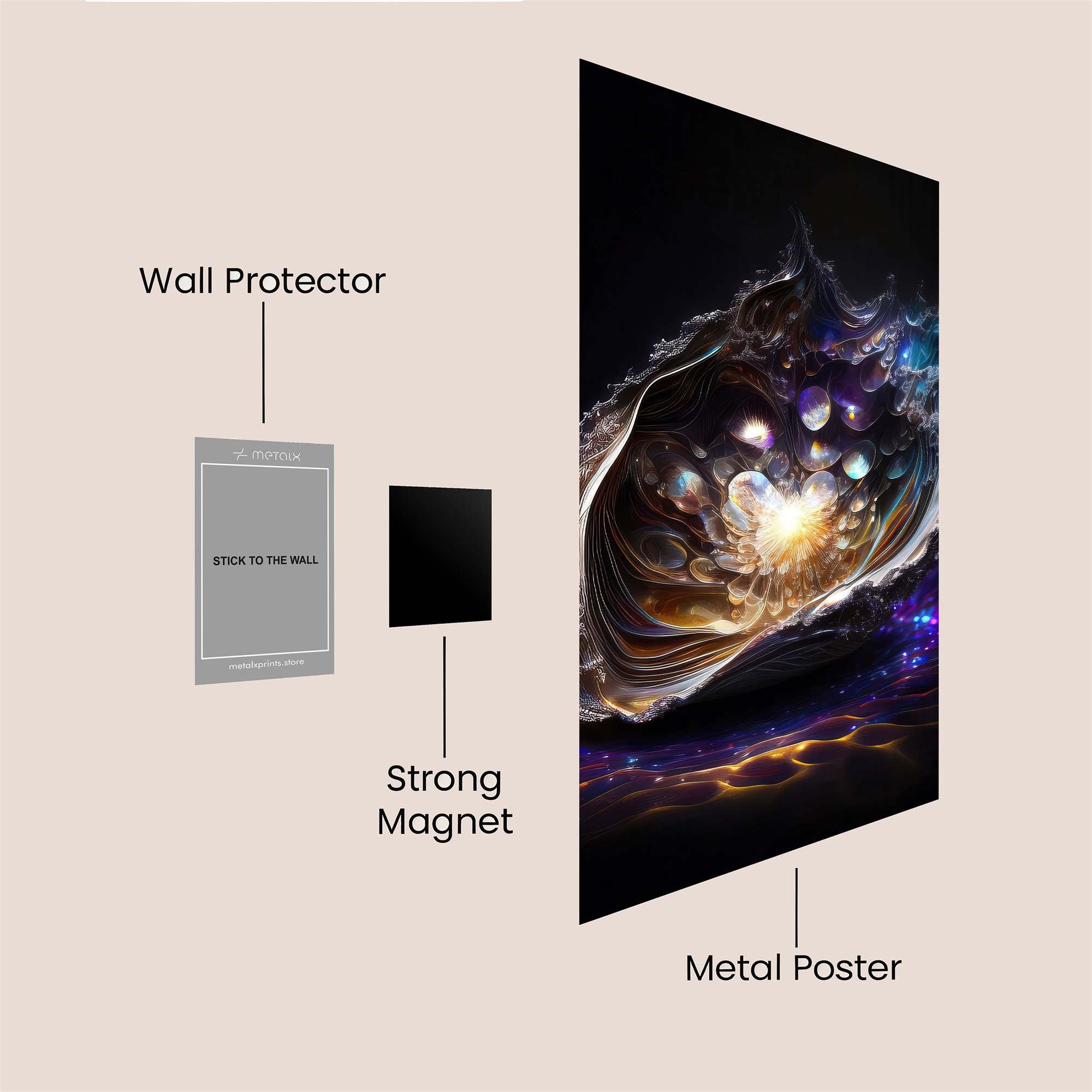 Pearl Radiance Safe Wall Magnetic / M