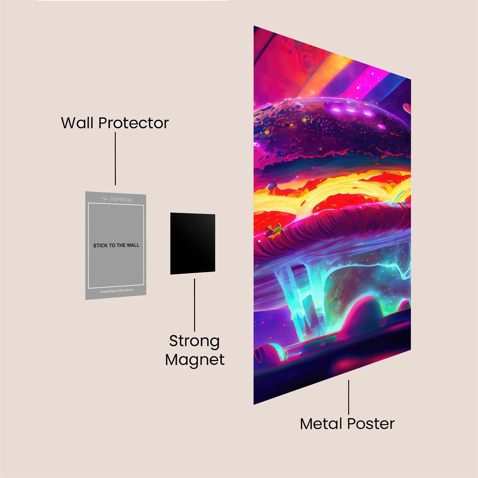 BurgerBlitz Safe Wall Magnetic / M