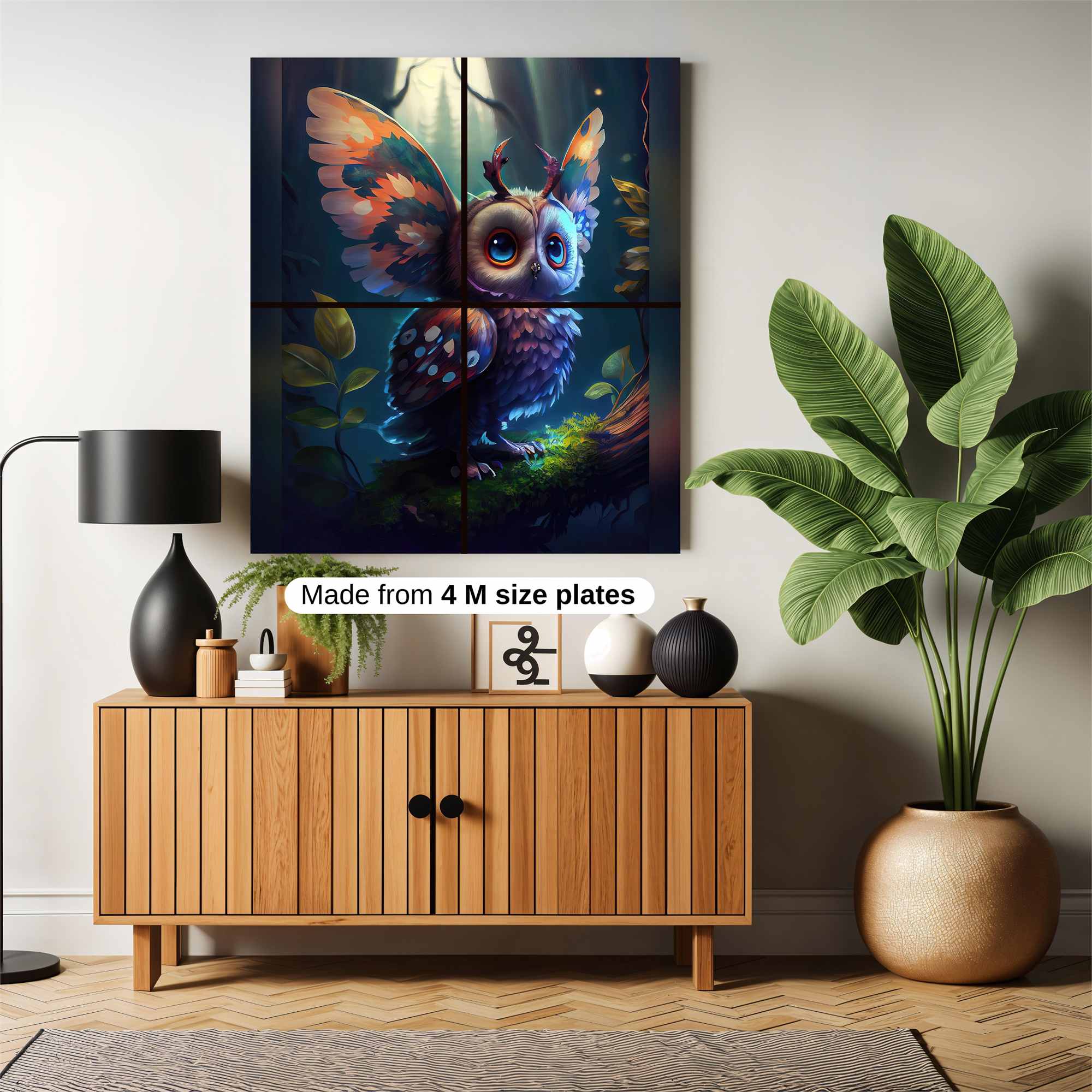 Fairy Owl Safe Wall Magnetic / M