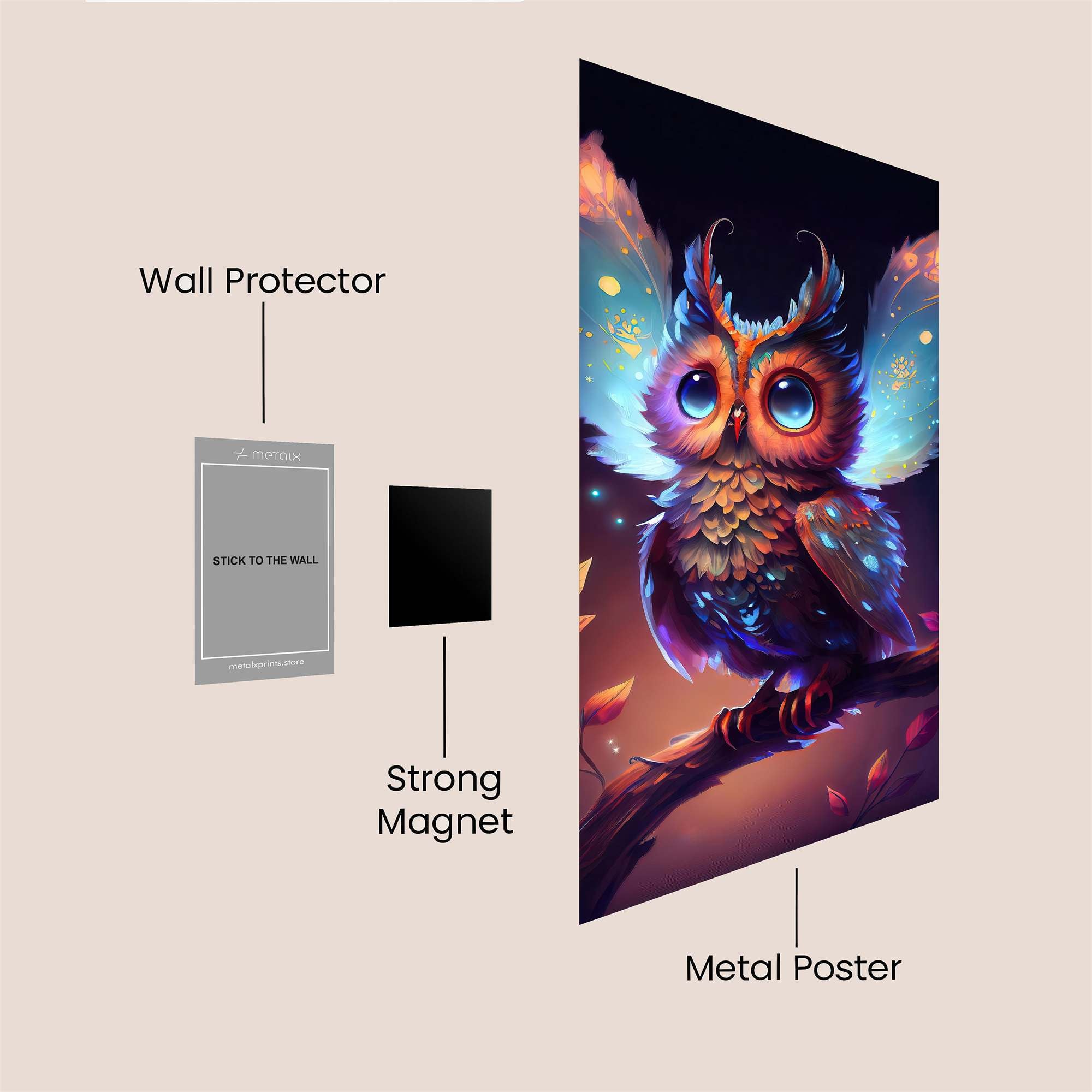 Fairy Glow Safe Wall Magnetic / M