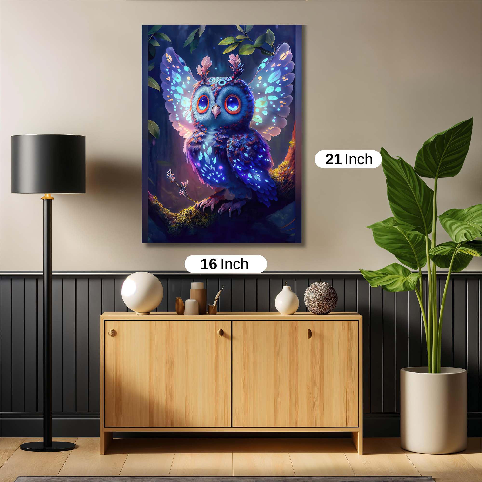 Owl Radiance Safe Wall Magnetic / M