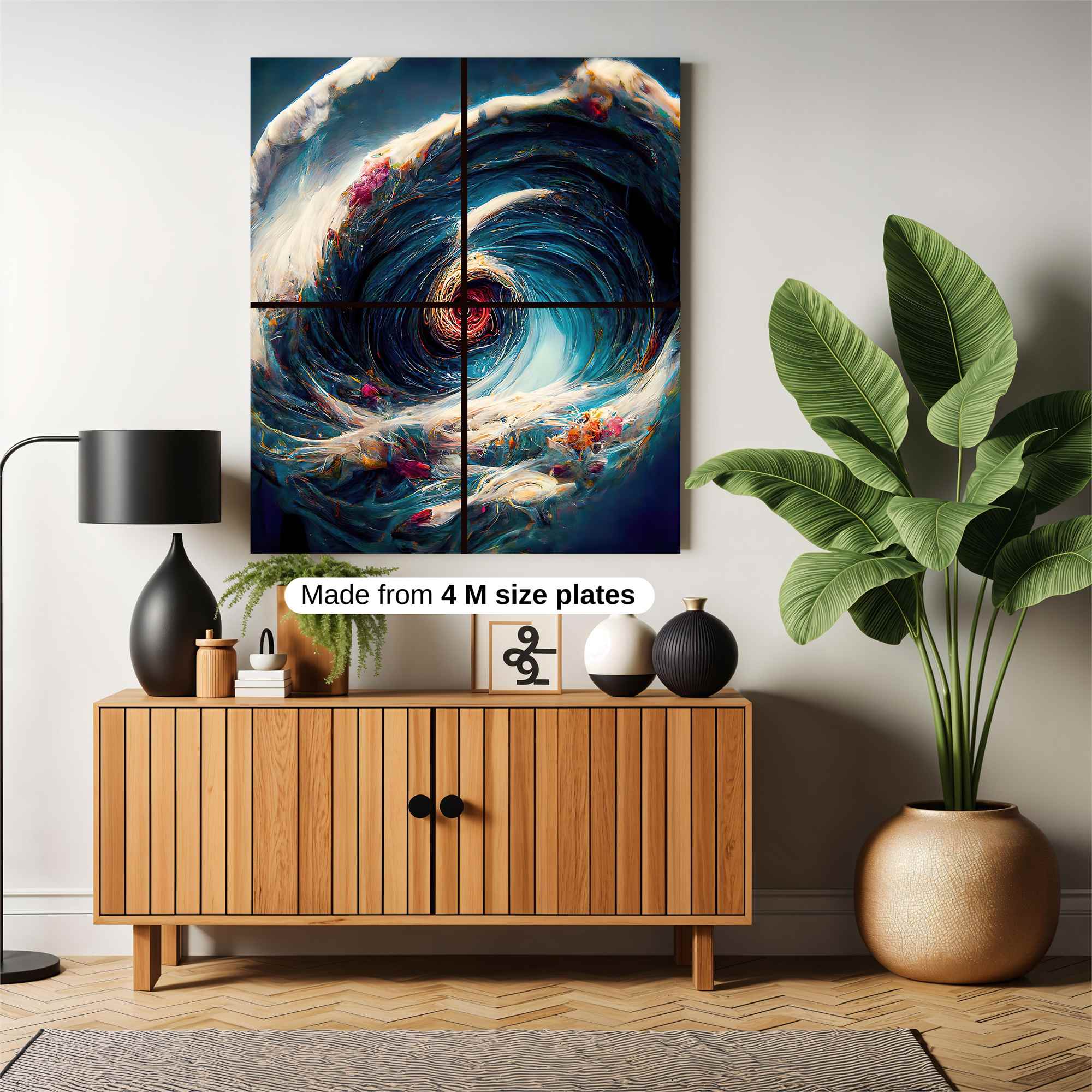 Cosmic Whirl Safe Wall Magnetic / M
