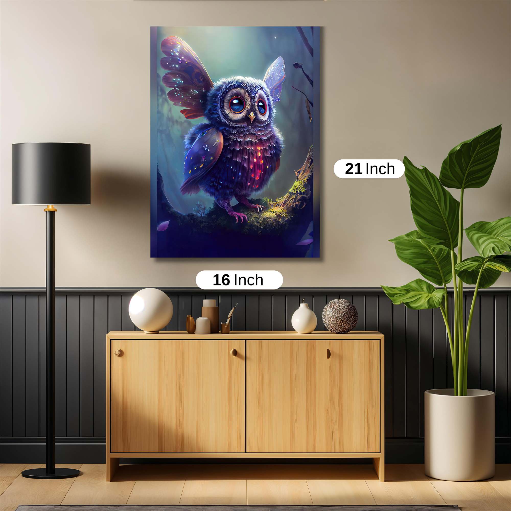Fairy Owl Safe Wall Magnetic / M