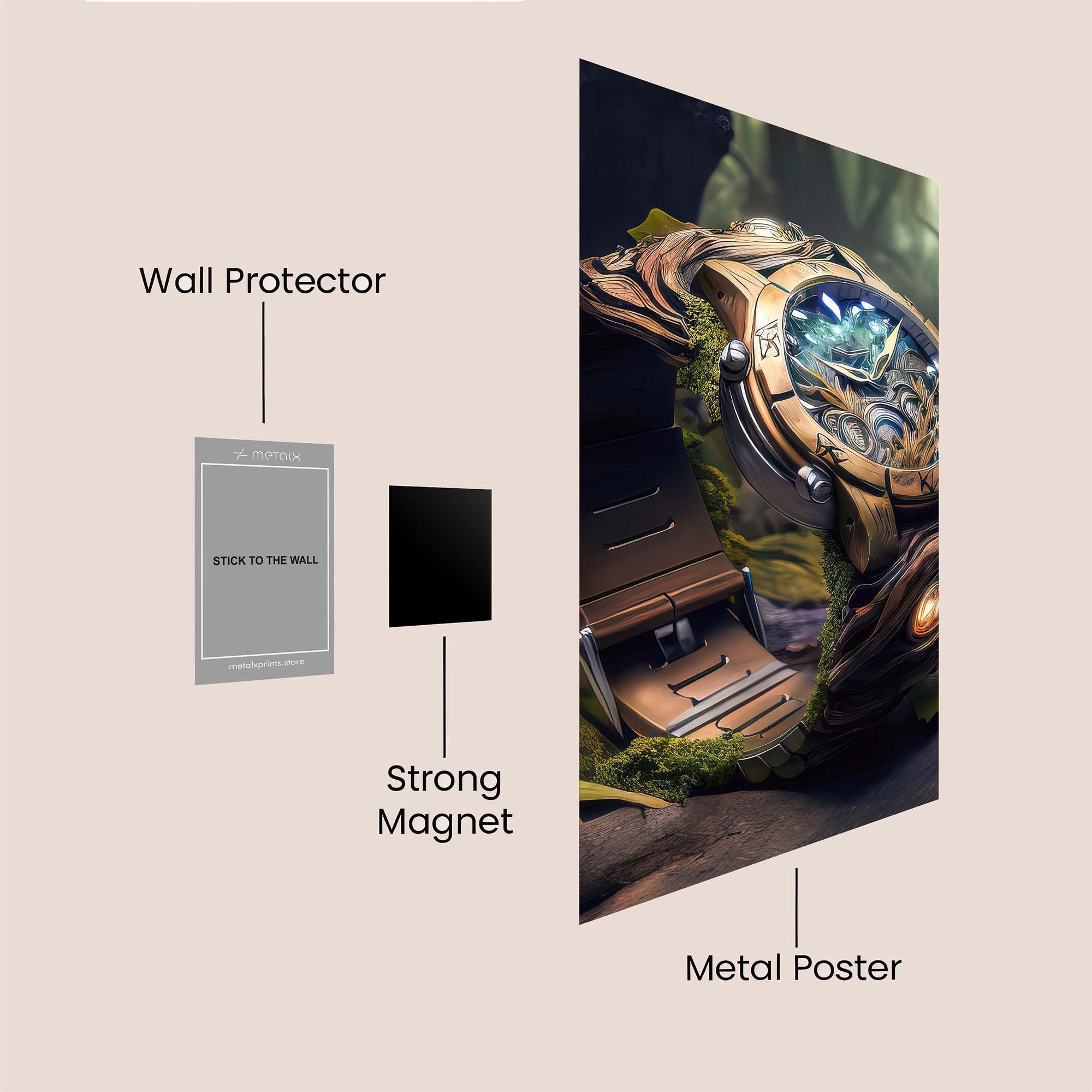 ForestWhisper Safe Wall Magnetic / M
