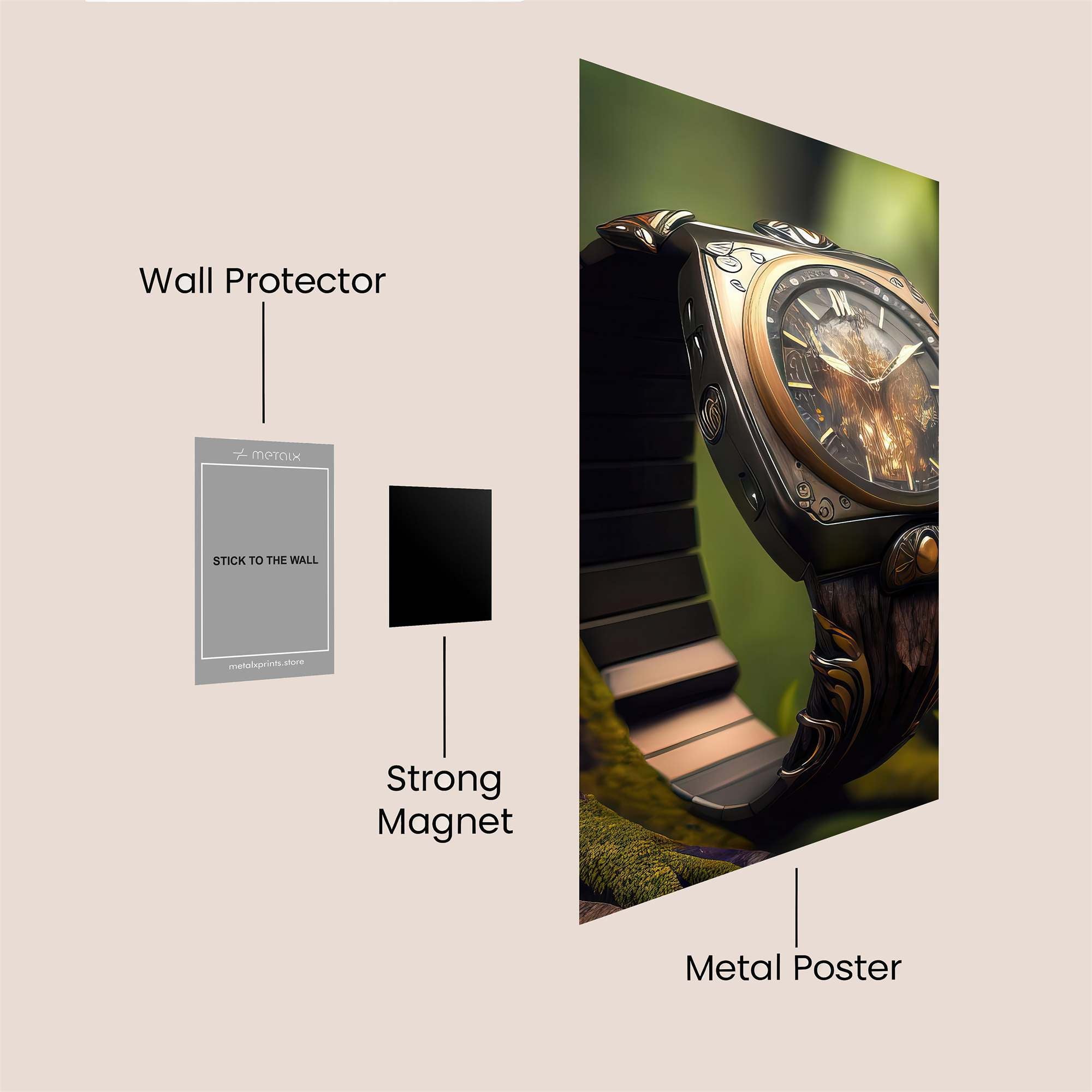 Forest Elegance Safe Wall Magnetic / M