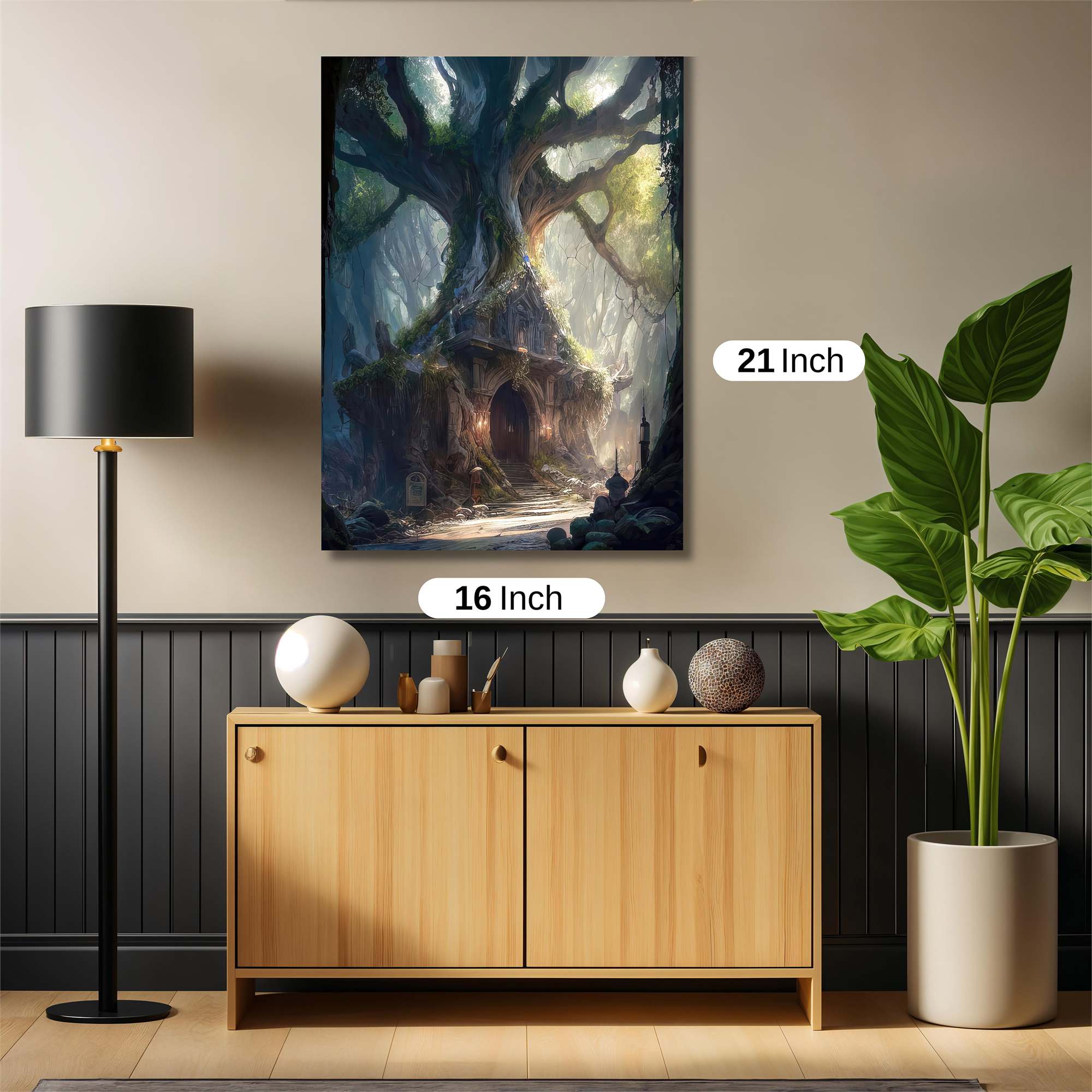 Treehouse Enchantment Safe Wall Magnetic / M
