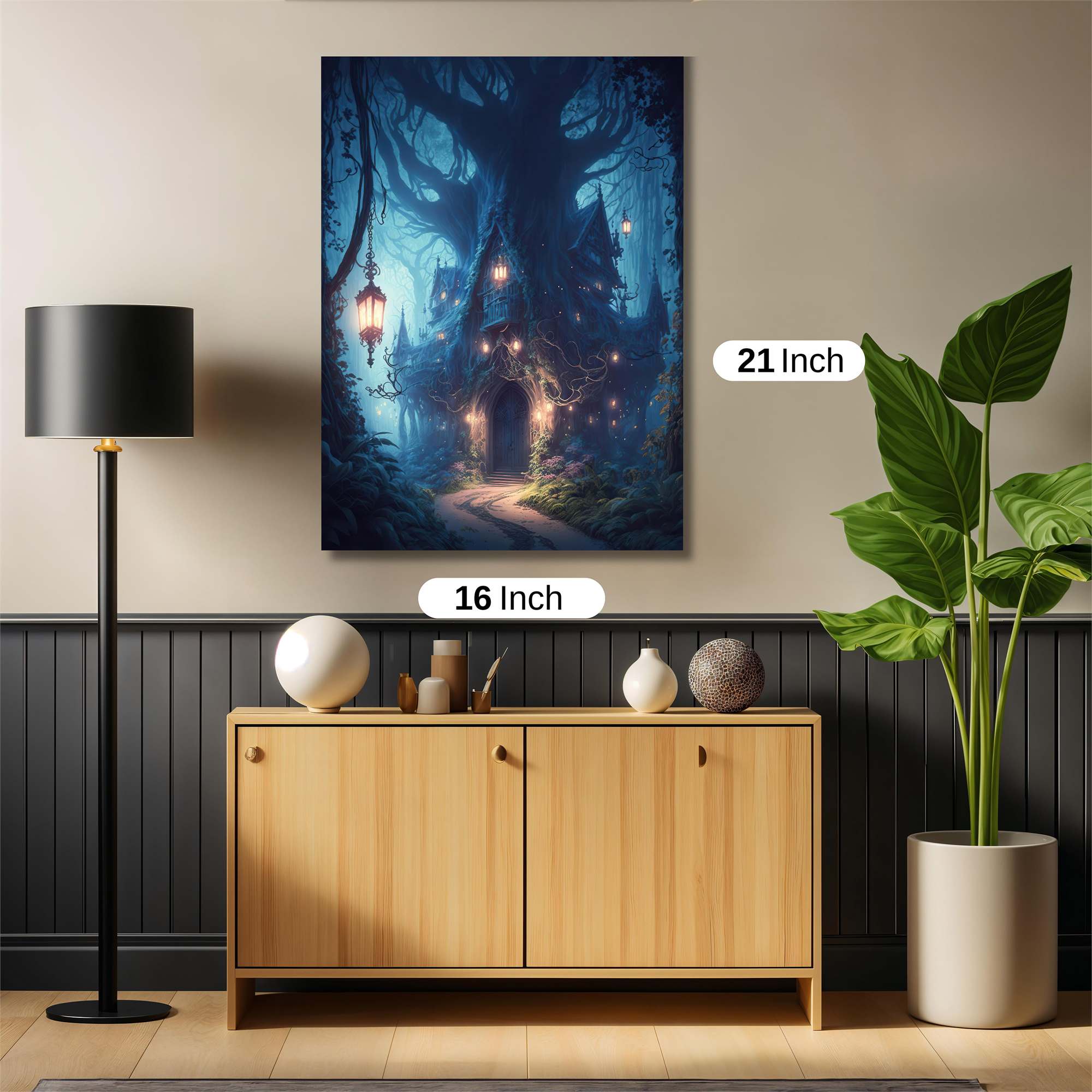 Treehouse Enchantment Safe Wall Magnetic / M