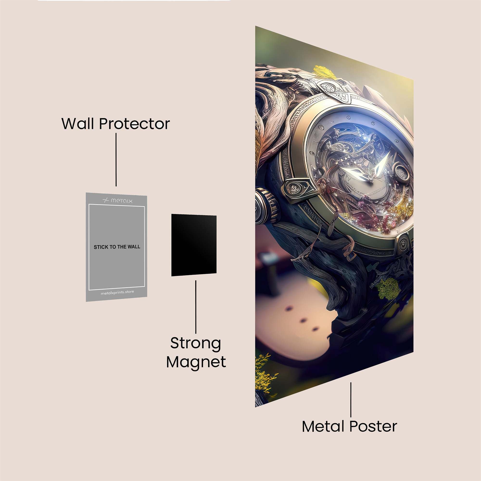 Nature'sWhimsy Safe Wall Magnetic / M