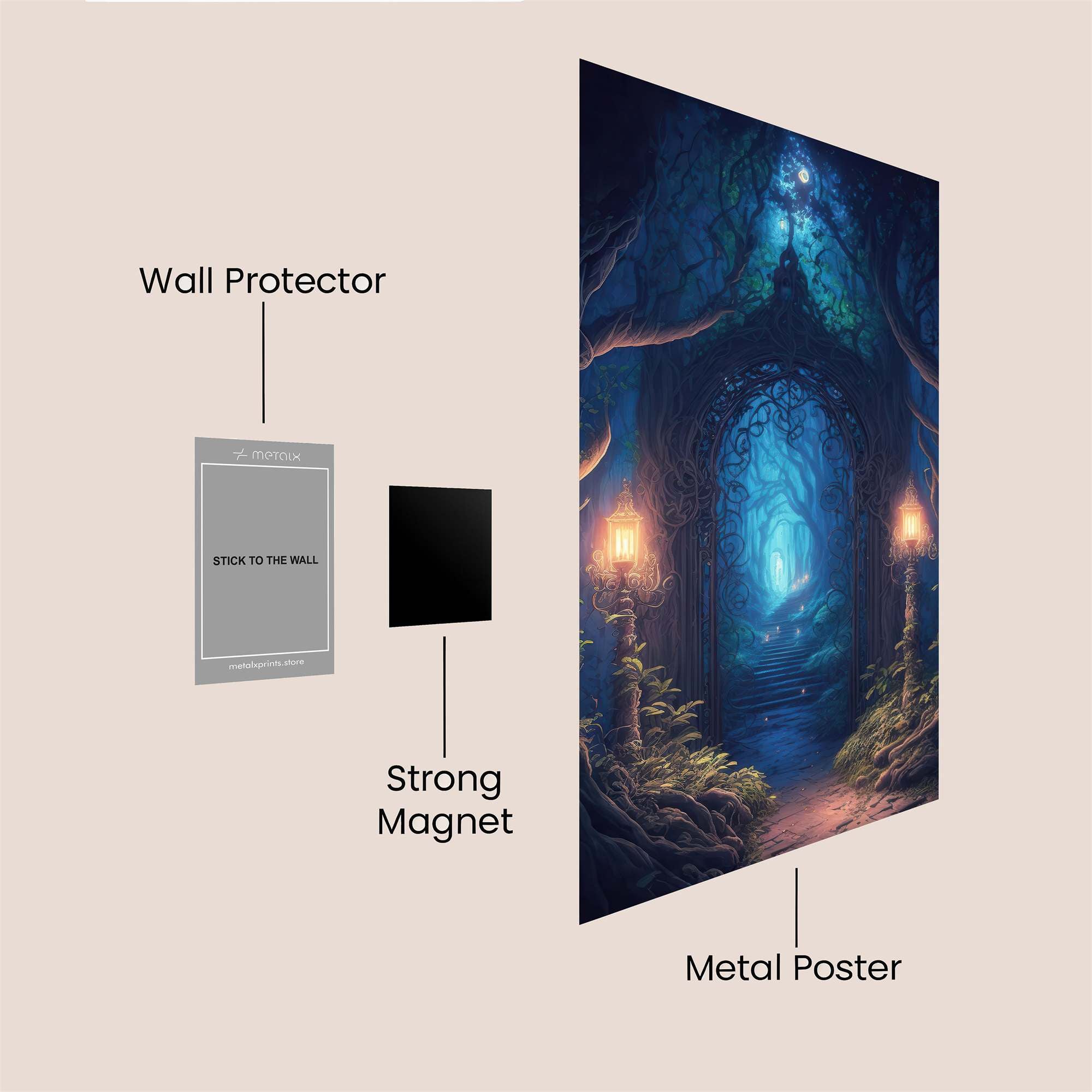 Enchanted Serenity Safe Wall Magnetic / M