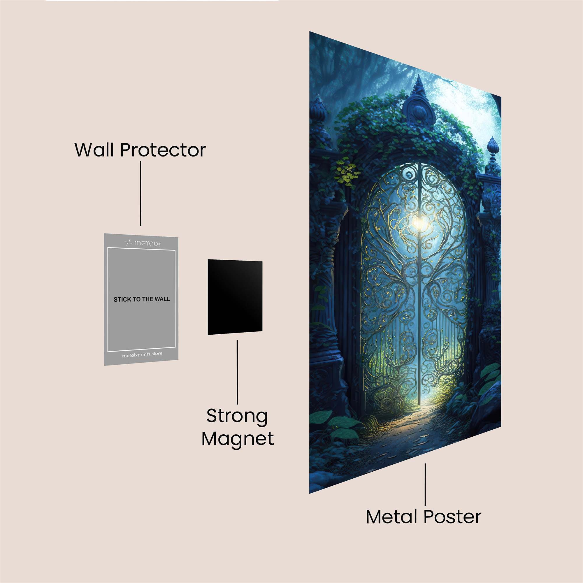 Mystic Gateway Safe Wall Magnetic / M