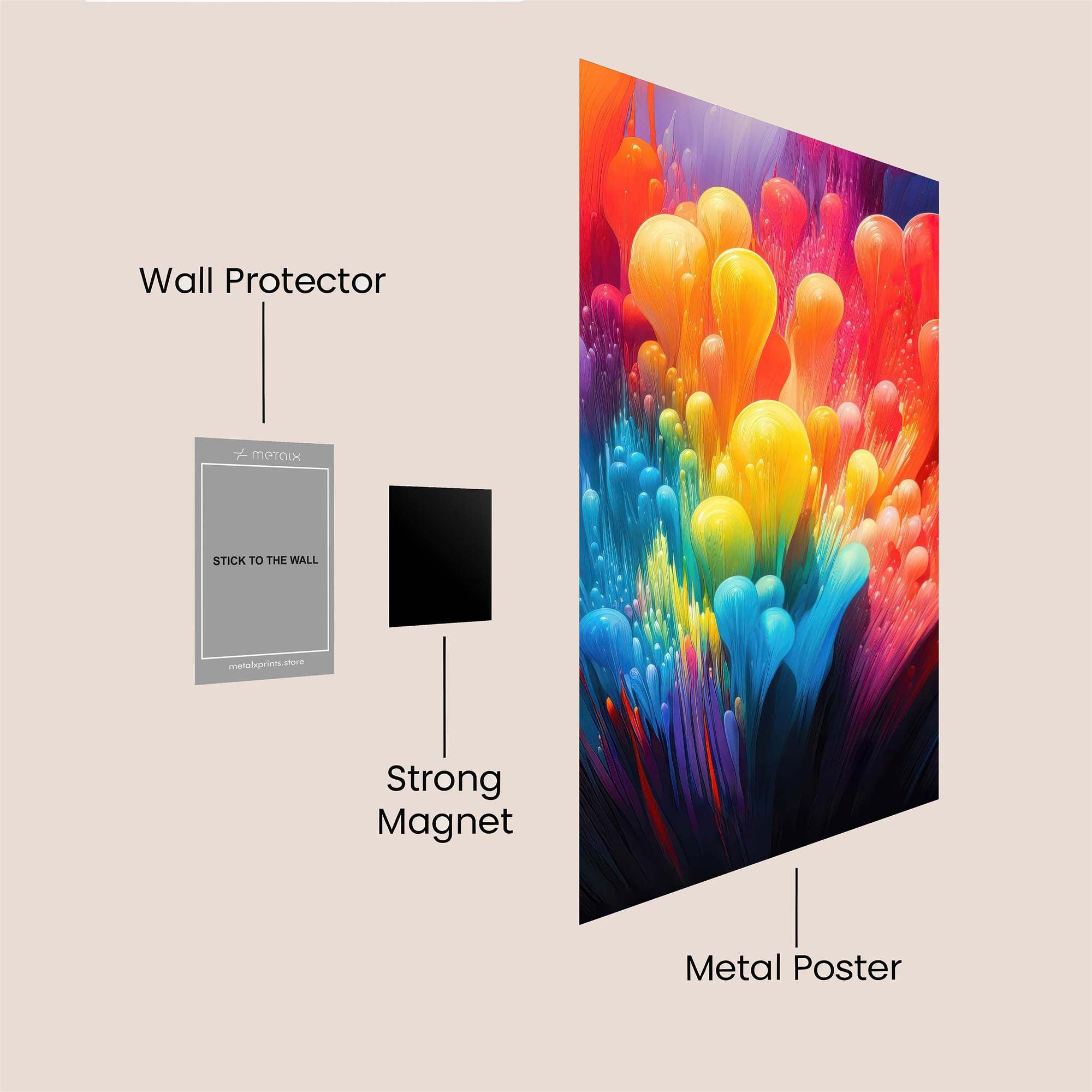 ColorBurst Safe Wall Magnetic / M