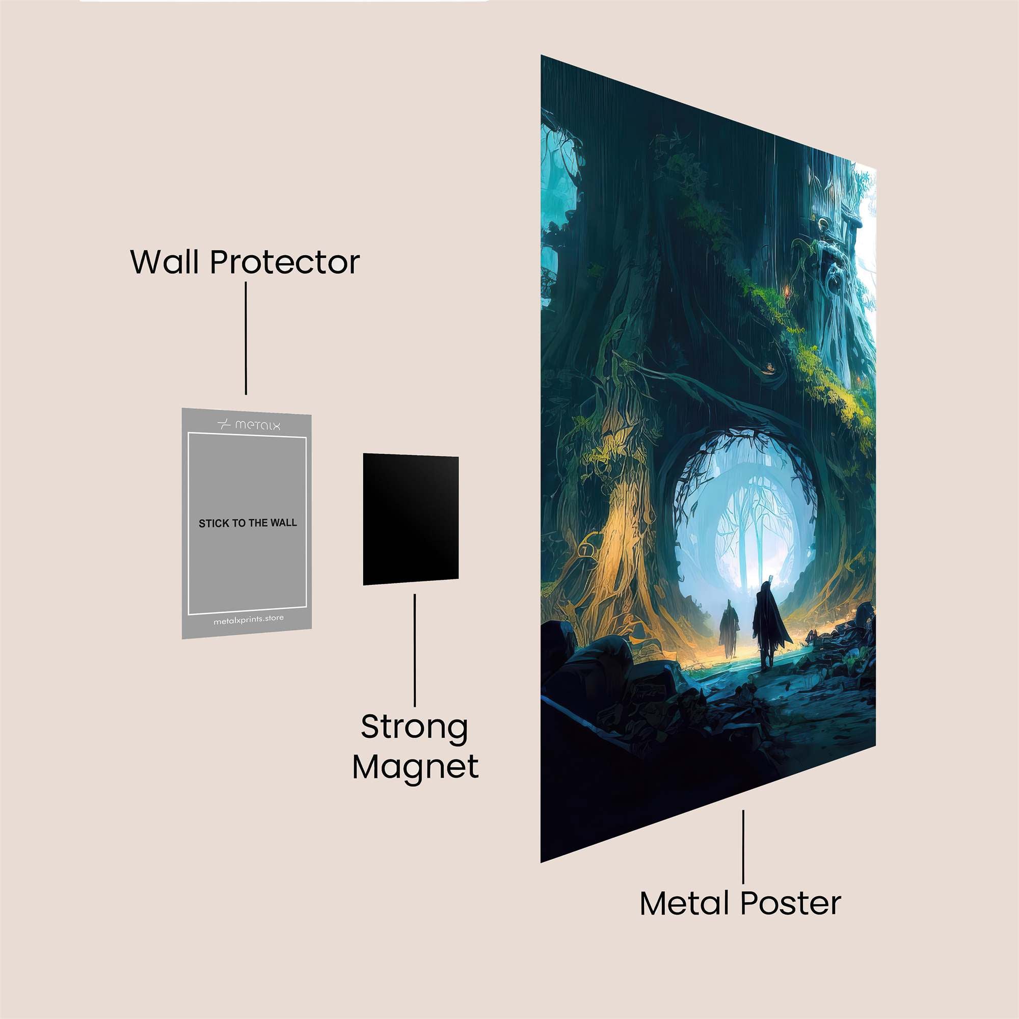 Eldritch Portal Safe Wall Magnetic / M